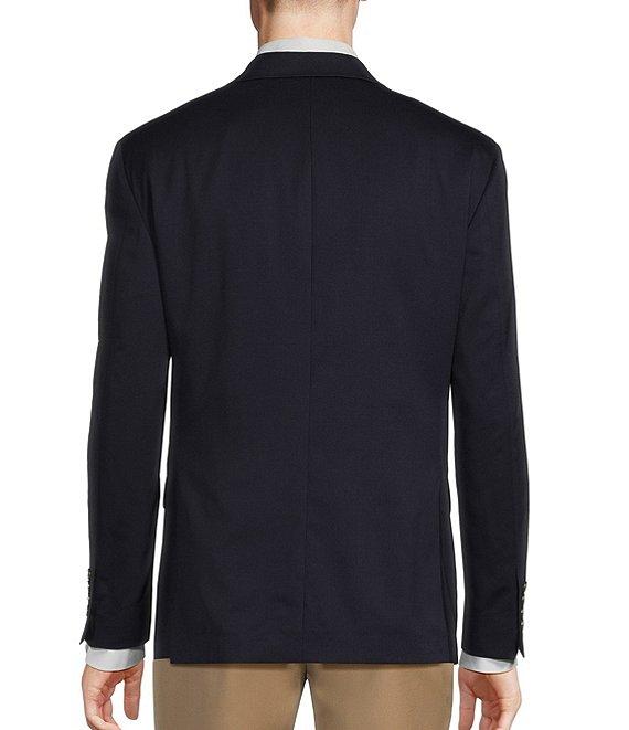 Hart Schaffner Marx Classic Fit Solid Navy Wool Blend Sportcoat Product Image