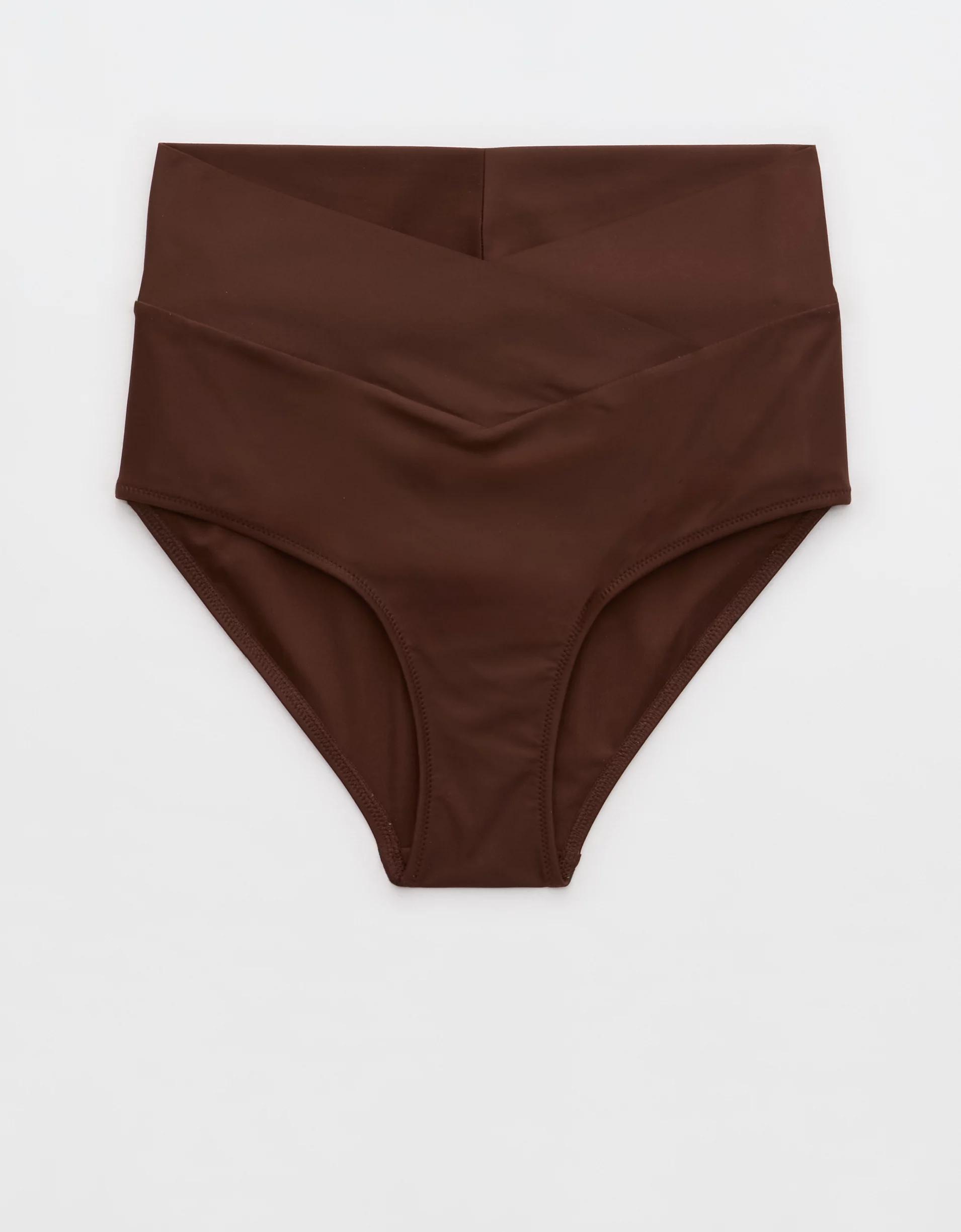 Aerie Crossover High Waisted Bikini Bottom Product Image
