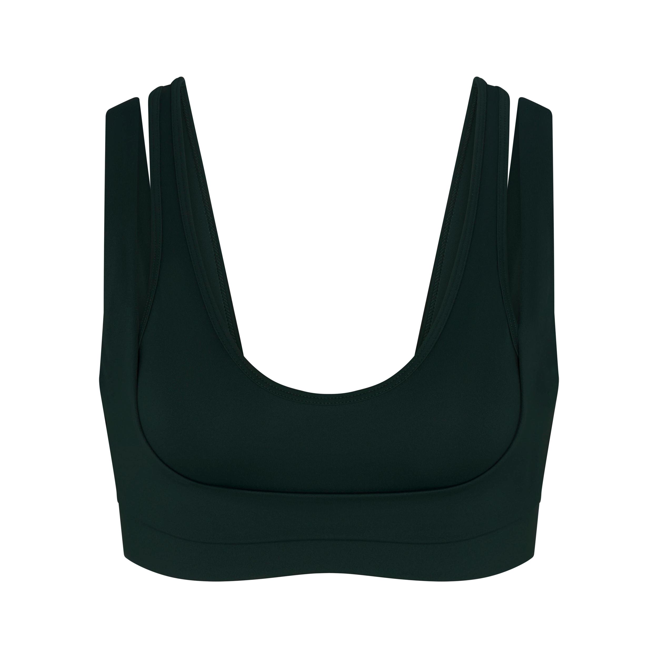 Nike Womens SKIMS Matte Double-Strap Scoop Bra | BRSPT6022W-OBD Product Image
