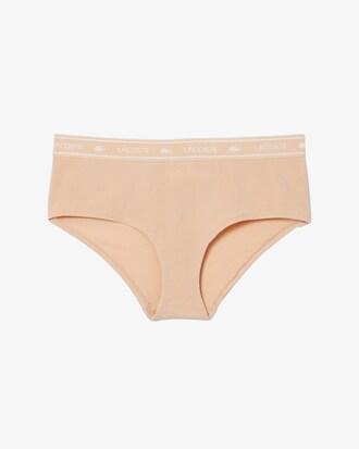 Stretch Cotton Logo Waist Shorts Product Image