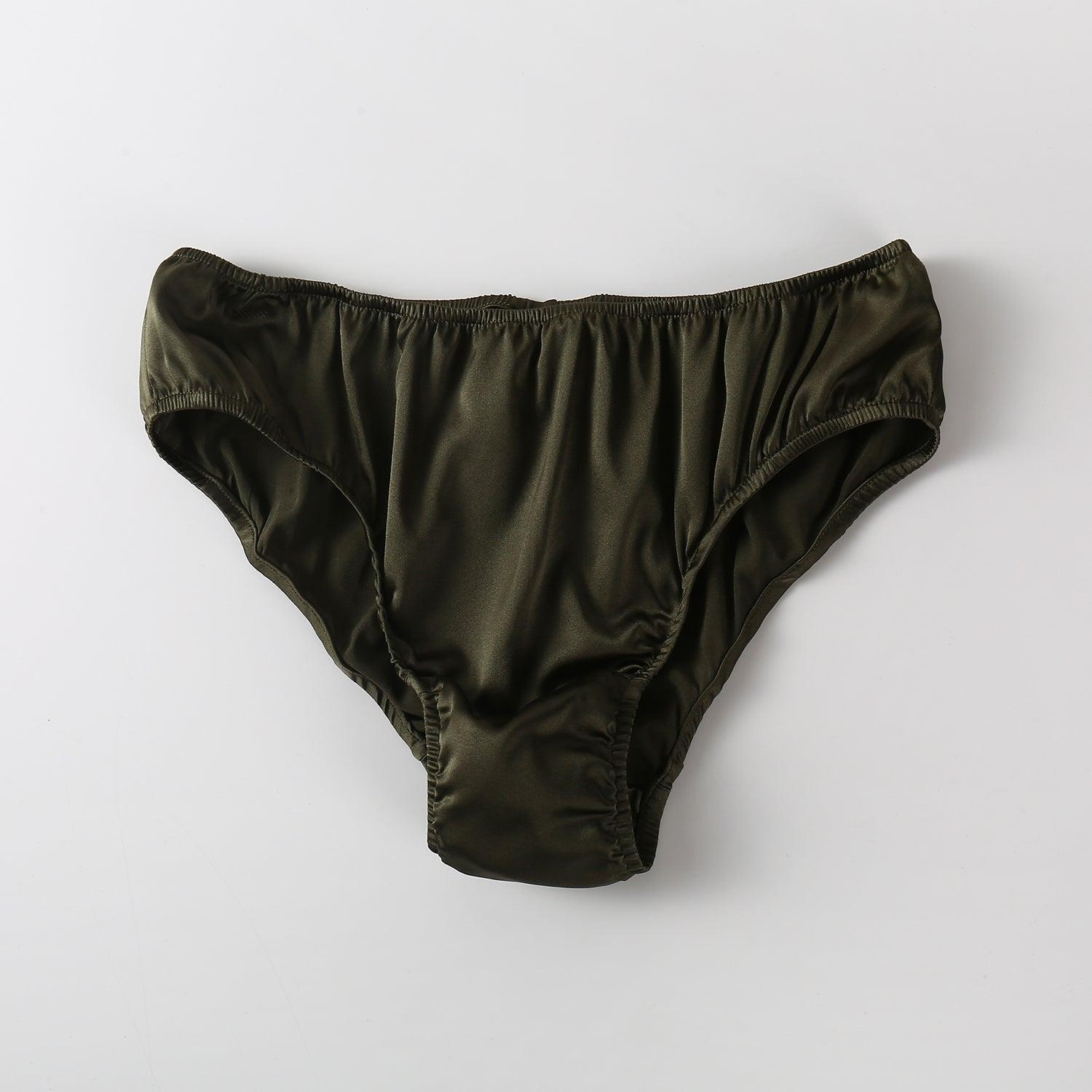 Sample Pure Knitted Silk Pantie Size S | Apricot Pink | Mulberry Silk Pantie Product Image