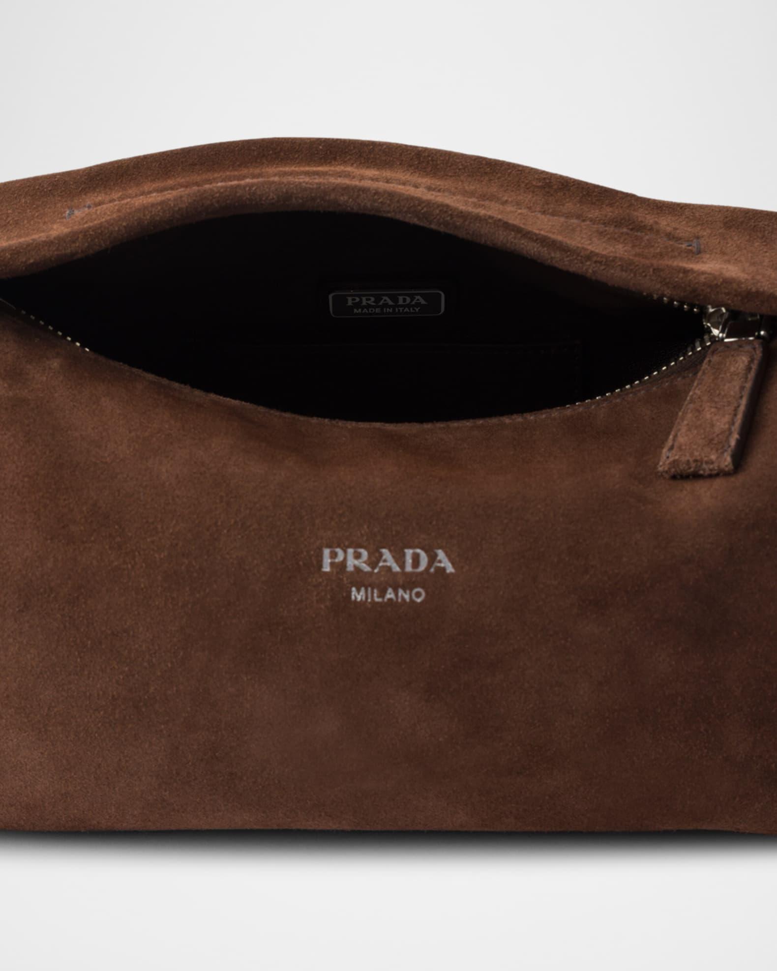 Men's Calfskin Suede Shoulder Bag Product Image