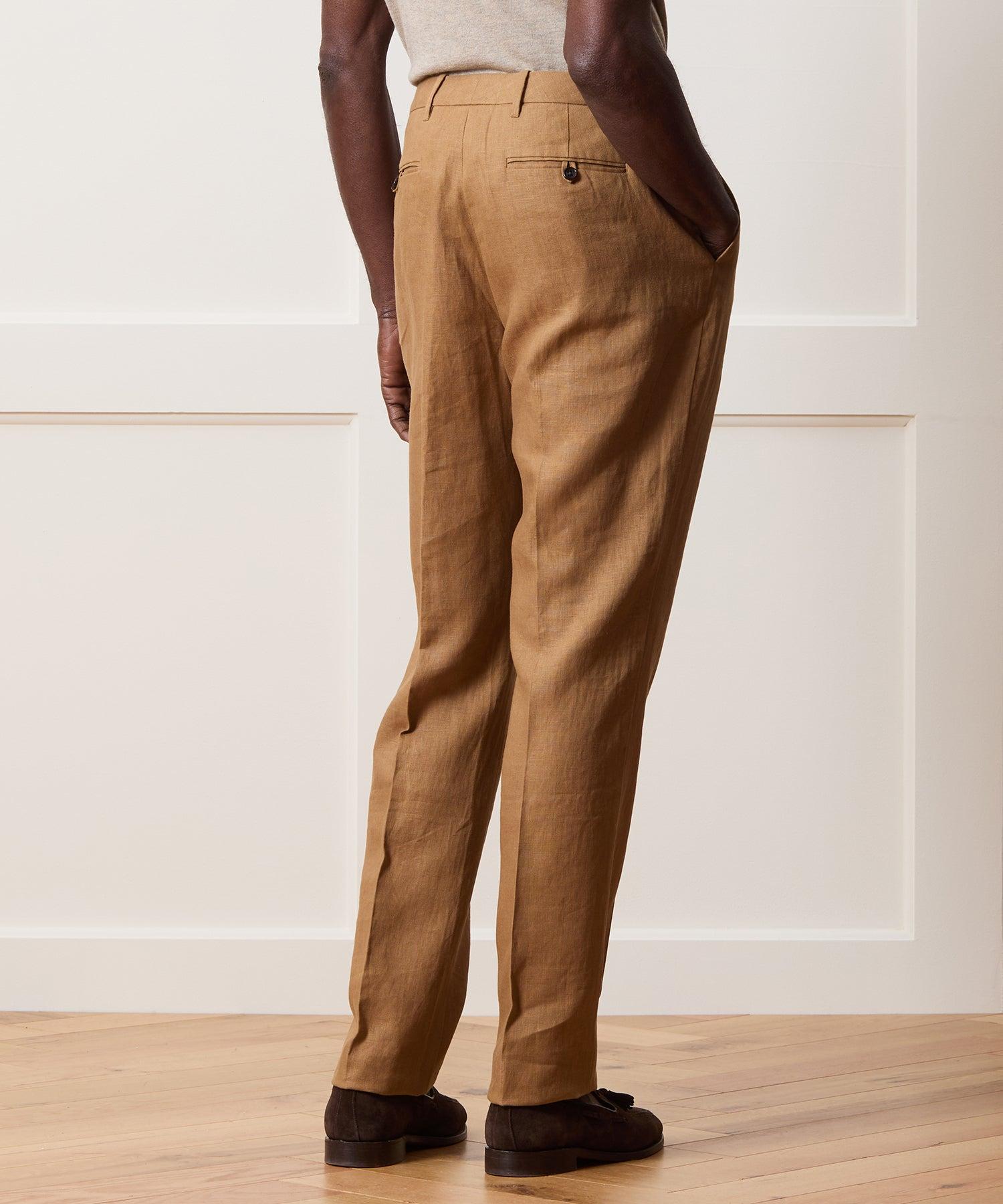 Straight Fit Linen Beach Pant Product Image
