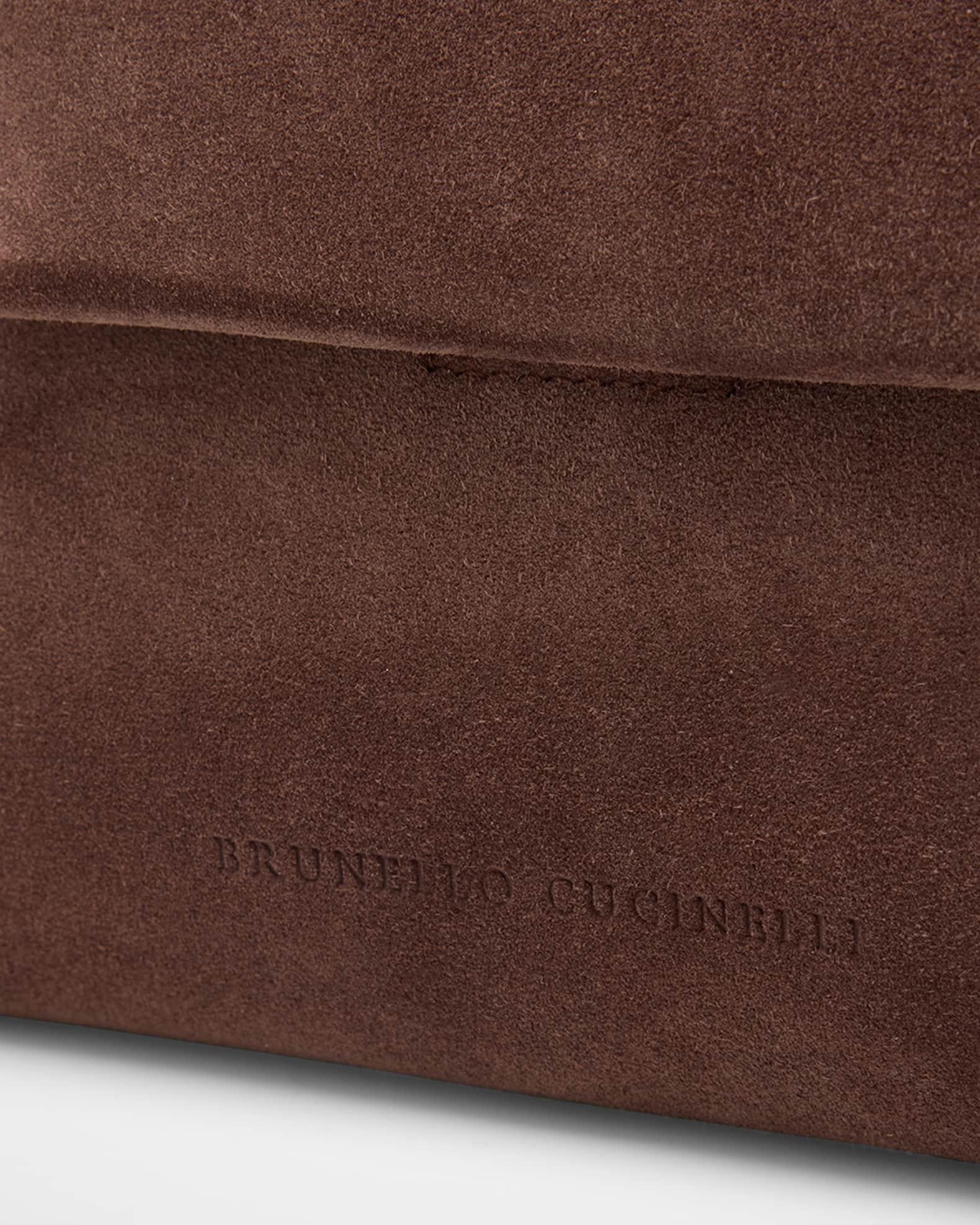 Duo Monili Suede Pouchette Crossbody Bag Product Image