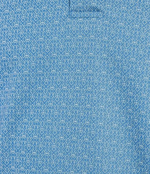 Roundtree & Yorke Big & Tall Performance Short Sleeve Geo Jacquard Polo Shirt Product Image
