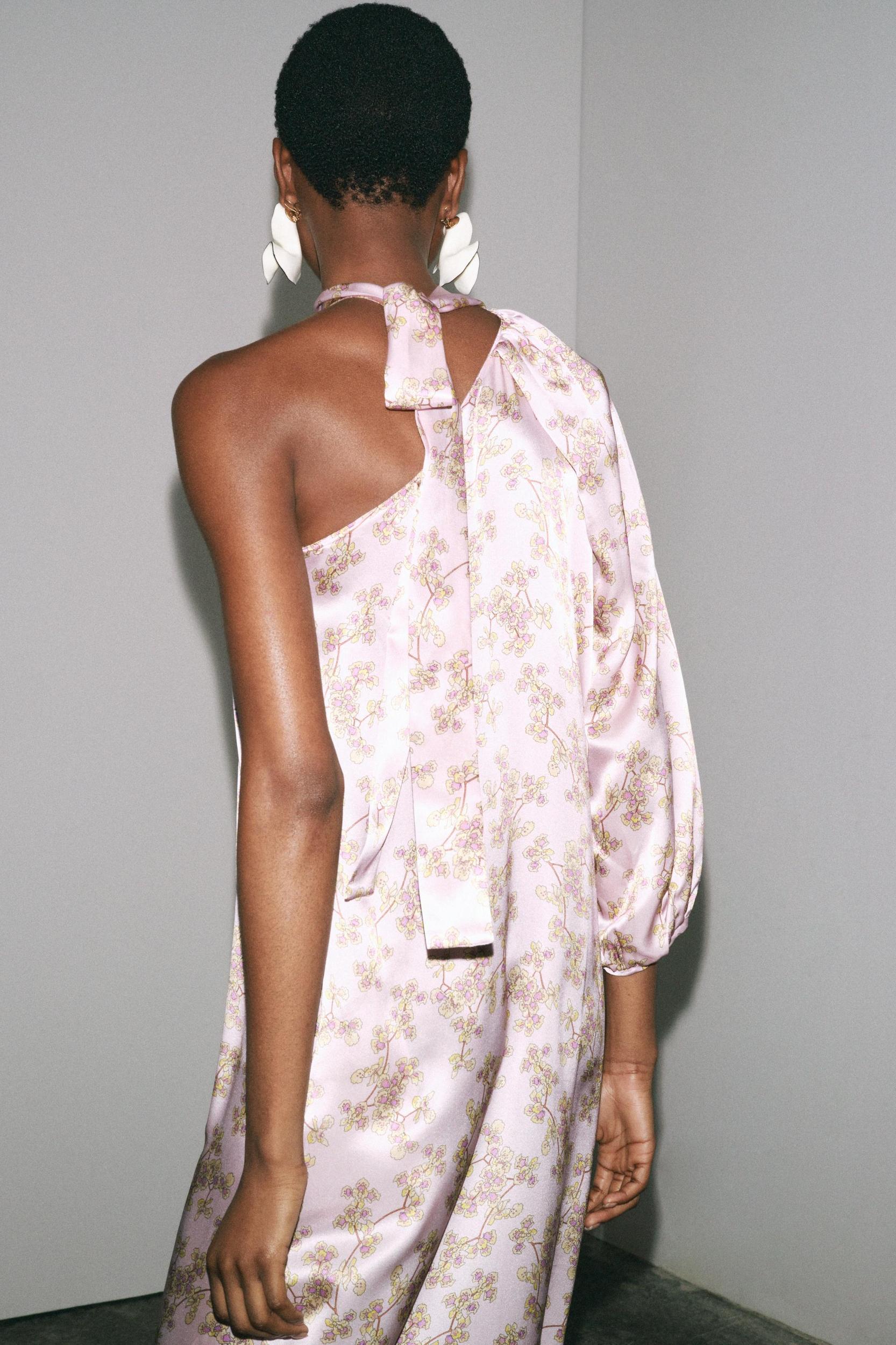 LIMITED EDITION 100% SILK ASYMMETRIC DRESS Product Image