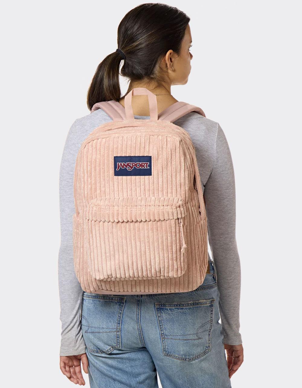 JANSPORT SuperBreak Plus FX Backpack - SURREAL CORDUROY MISTY ROSE Product Image