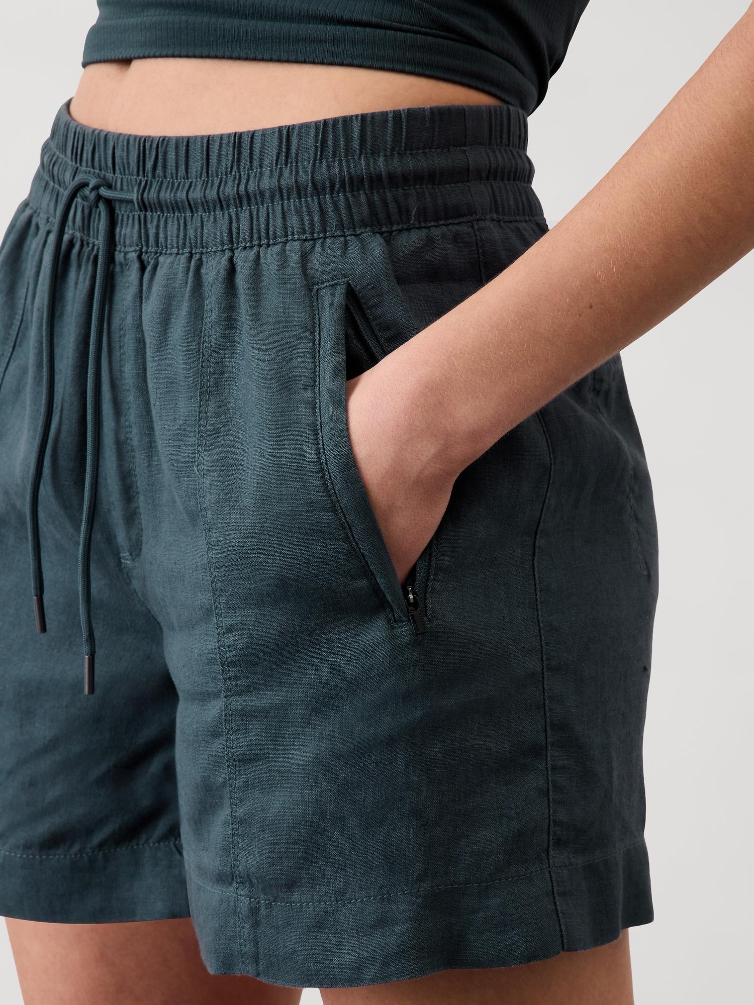 Retreat Linen Mid Rise Short Product Image