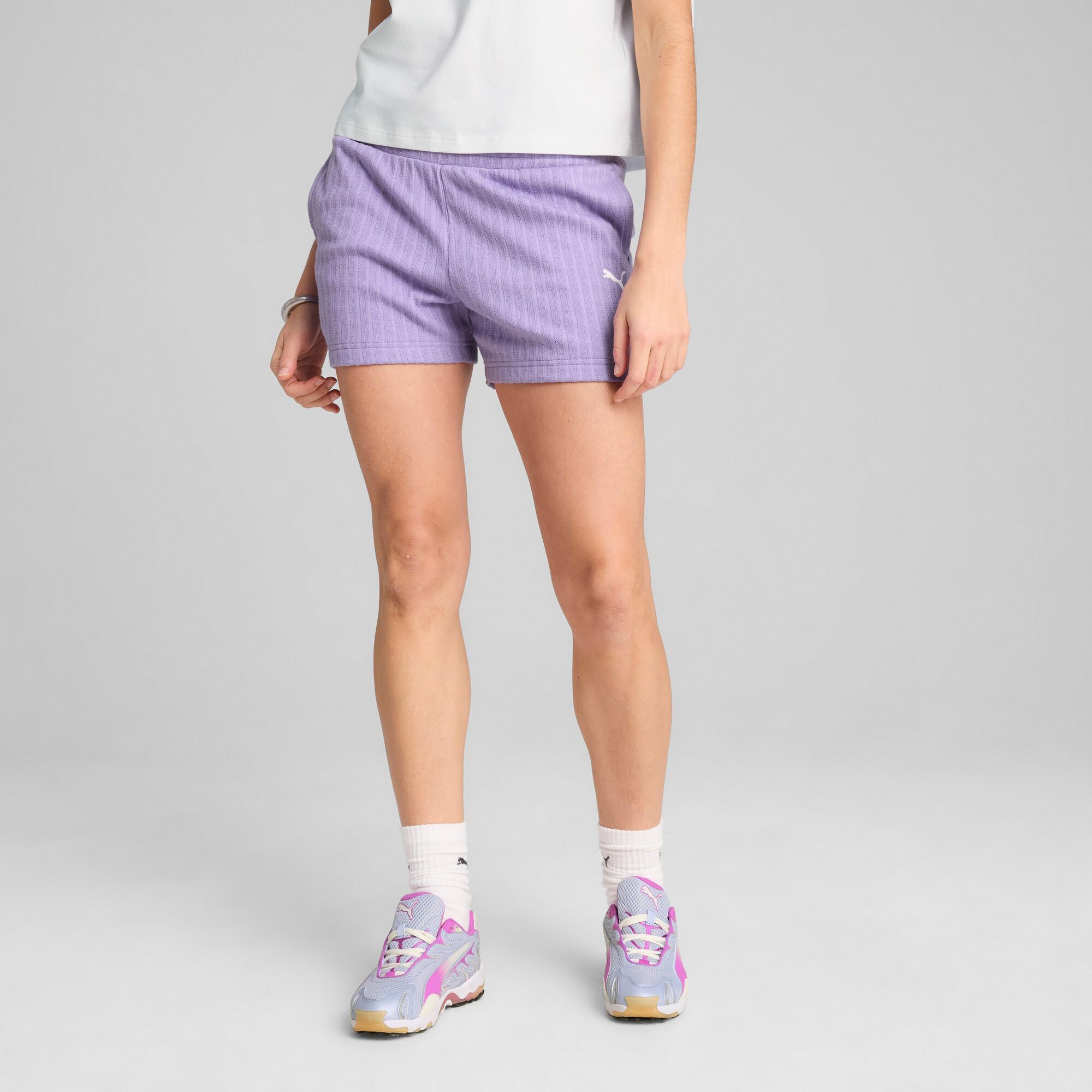 WARDROBE ESSENTIALS Women's 4" Pointelle Shorts Product Image