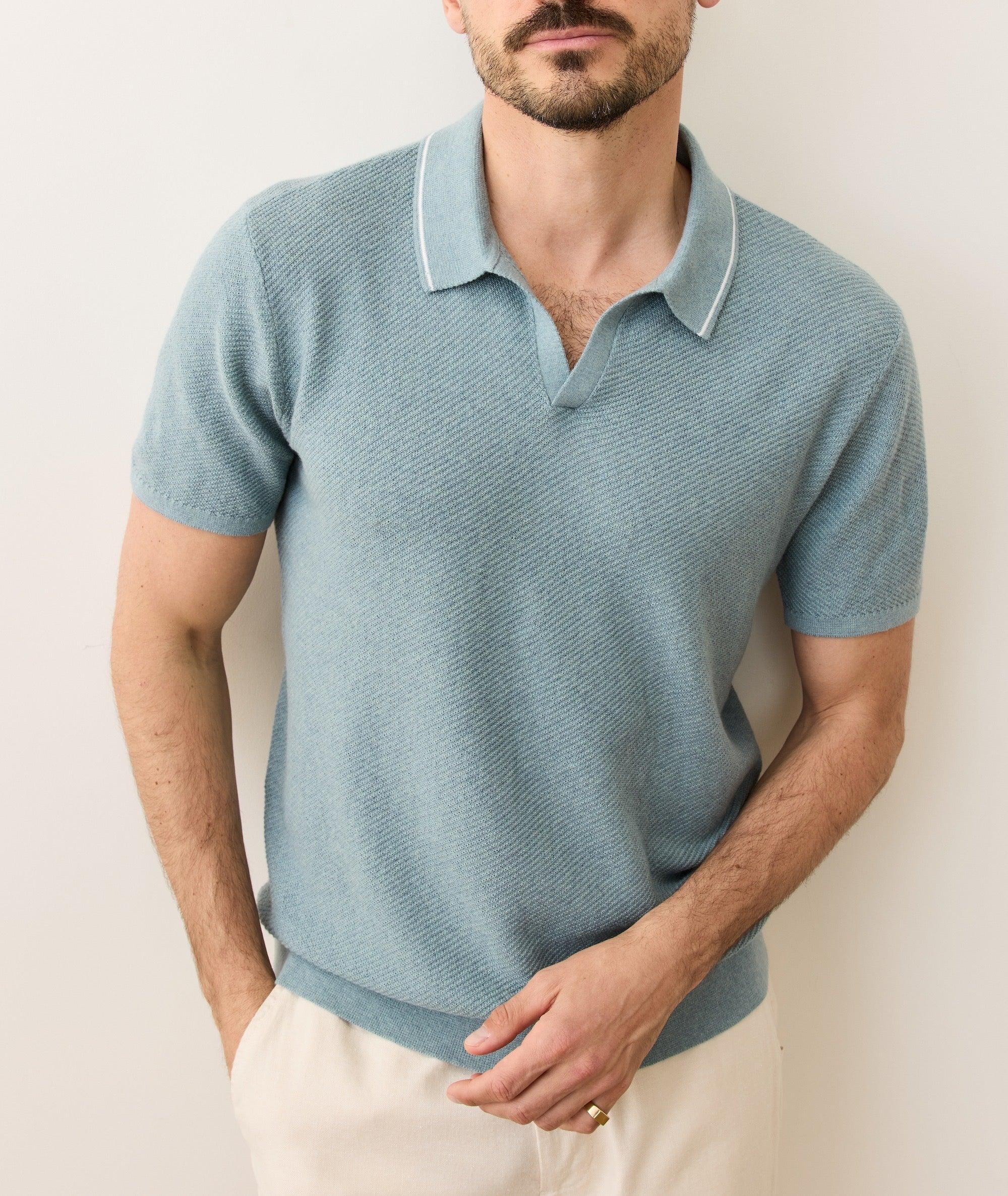 Greyson Sweater Polo Product Image