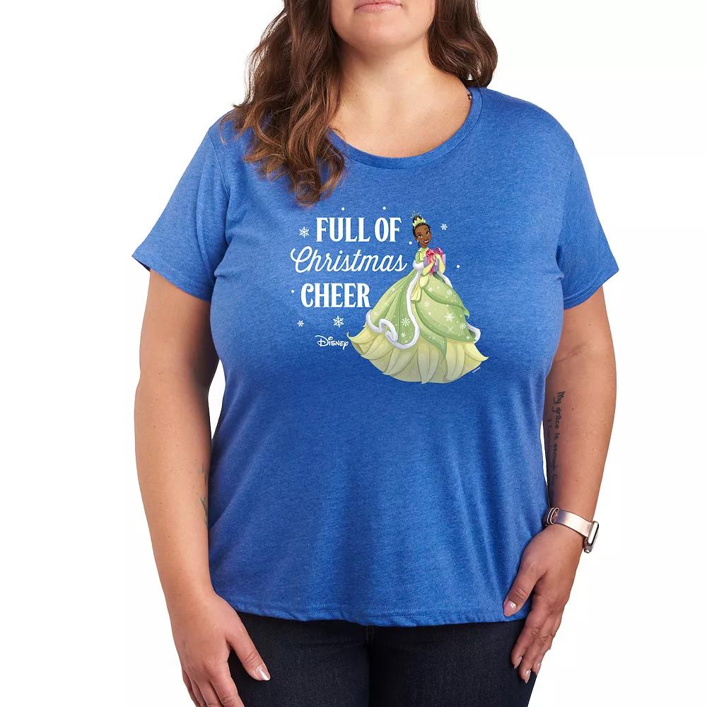 Disney Princess Tiana Plus Full Of Christmas Cheer Graphic Tee, Women's,  Product Image