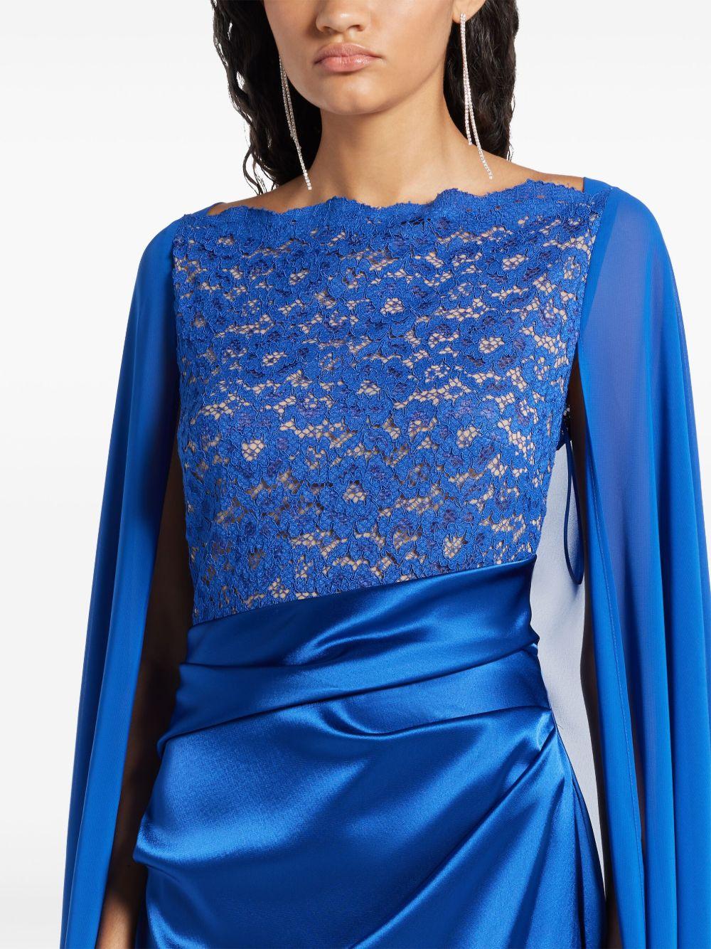 cape-design maxi dress Product Image