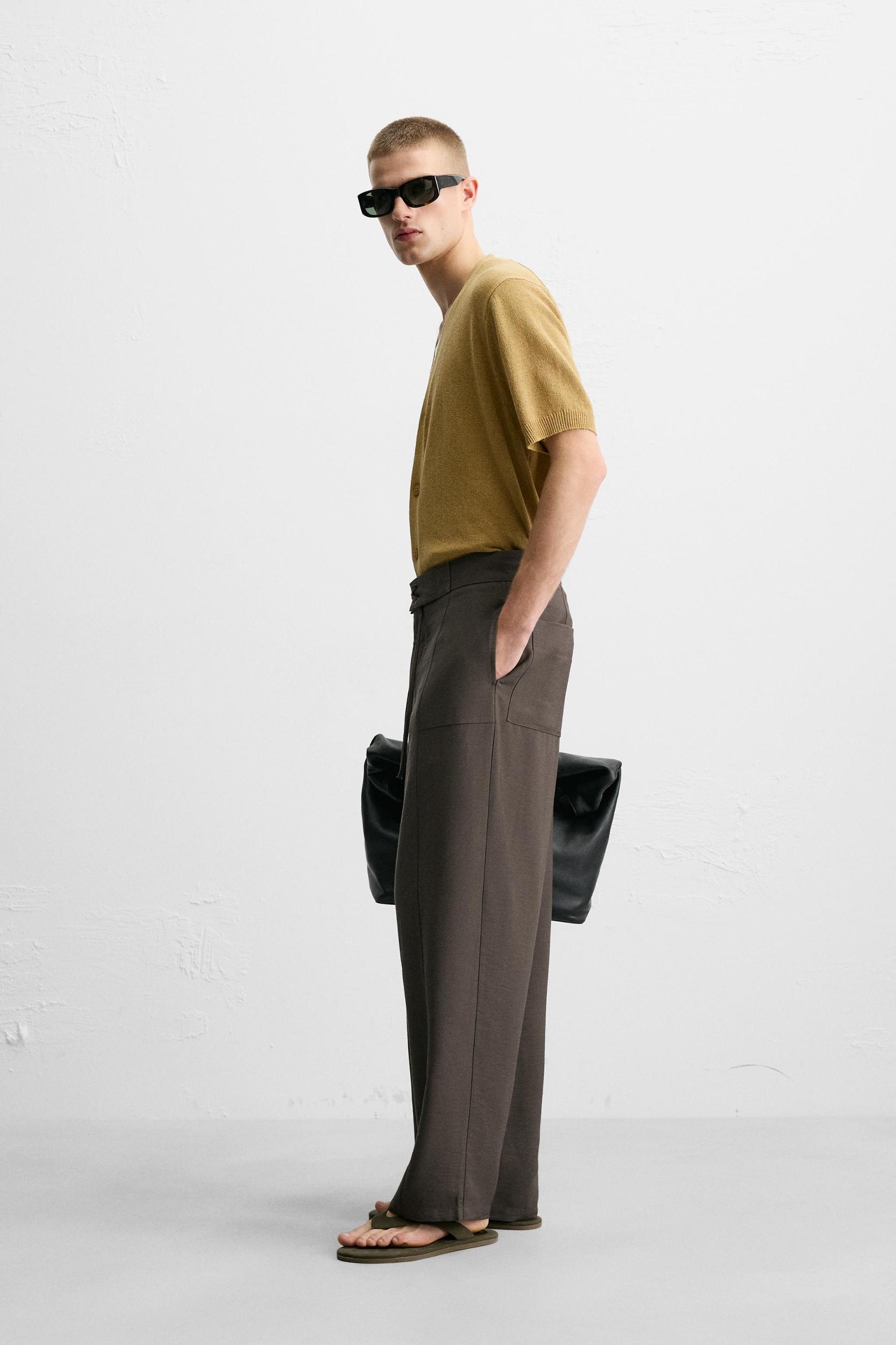 FLOWY DRAWSTRING PANTS Product Image