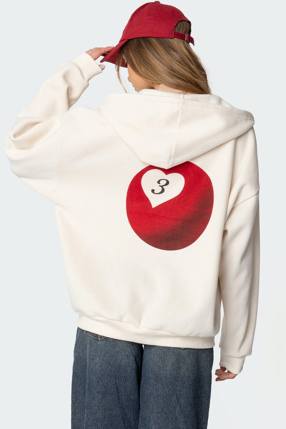 Magic 3 Oversized Zip Up Hoodie Product Image