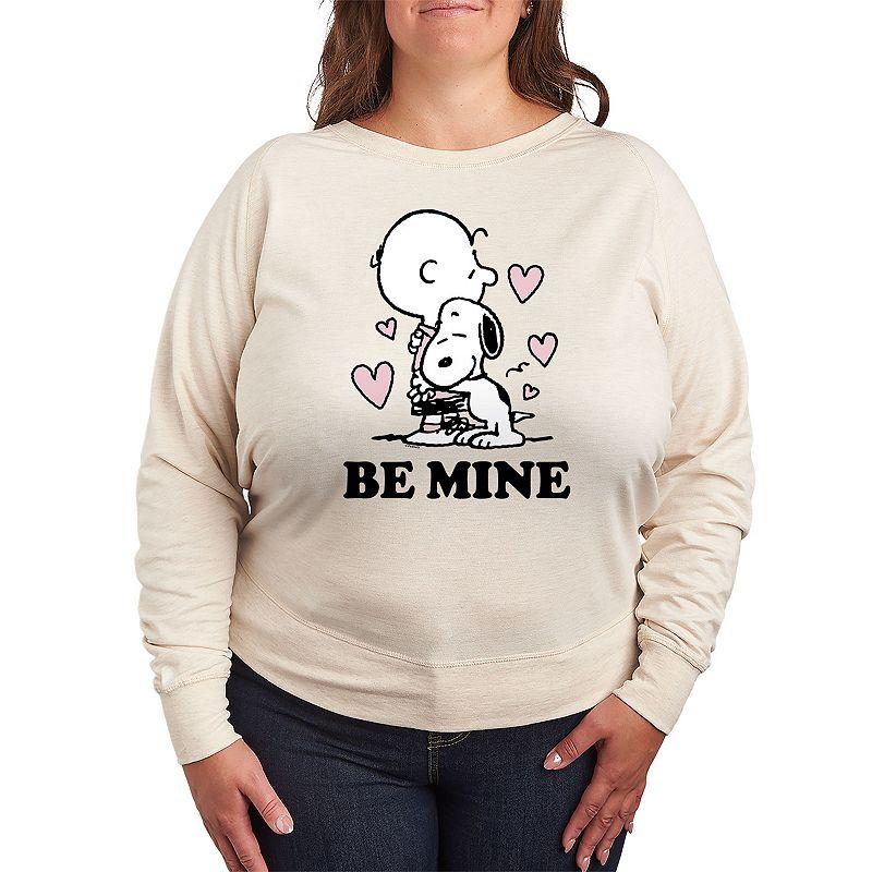 Plus Size Peanuts Be Mine Graphic Tee, Womens Product Image