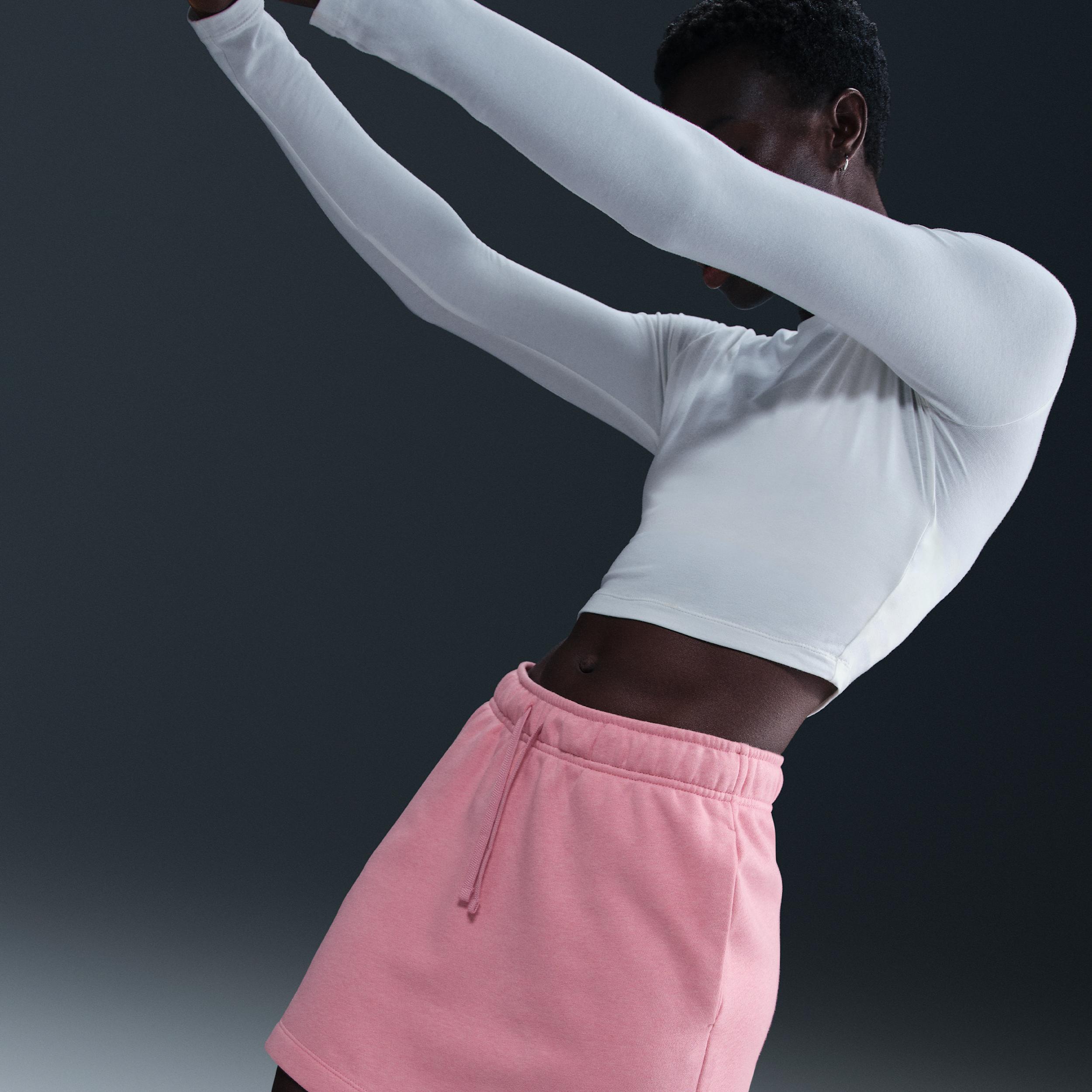 Womens Nike Sportswear Club Fleece Mid-Rise Skirt | HV2344-699 Product Image