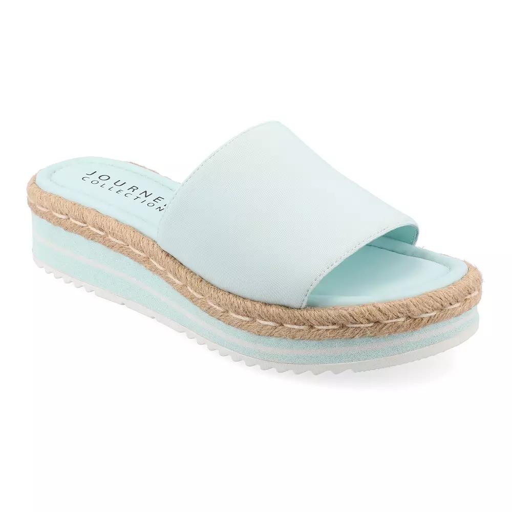 Journee Rosey Womens Espadrille Slide Sandals Product Image