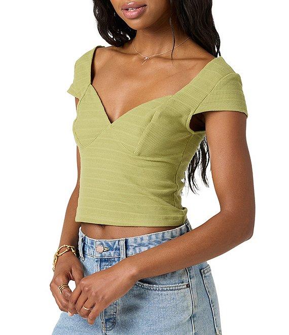O'Neill Nyn Short Sleeve Textured Knit Top Product Image
