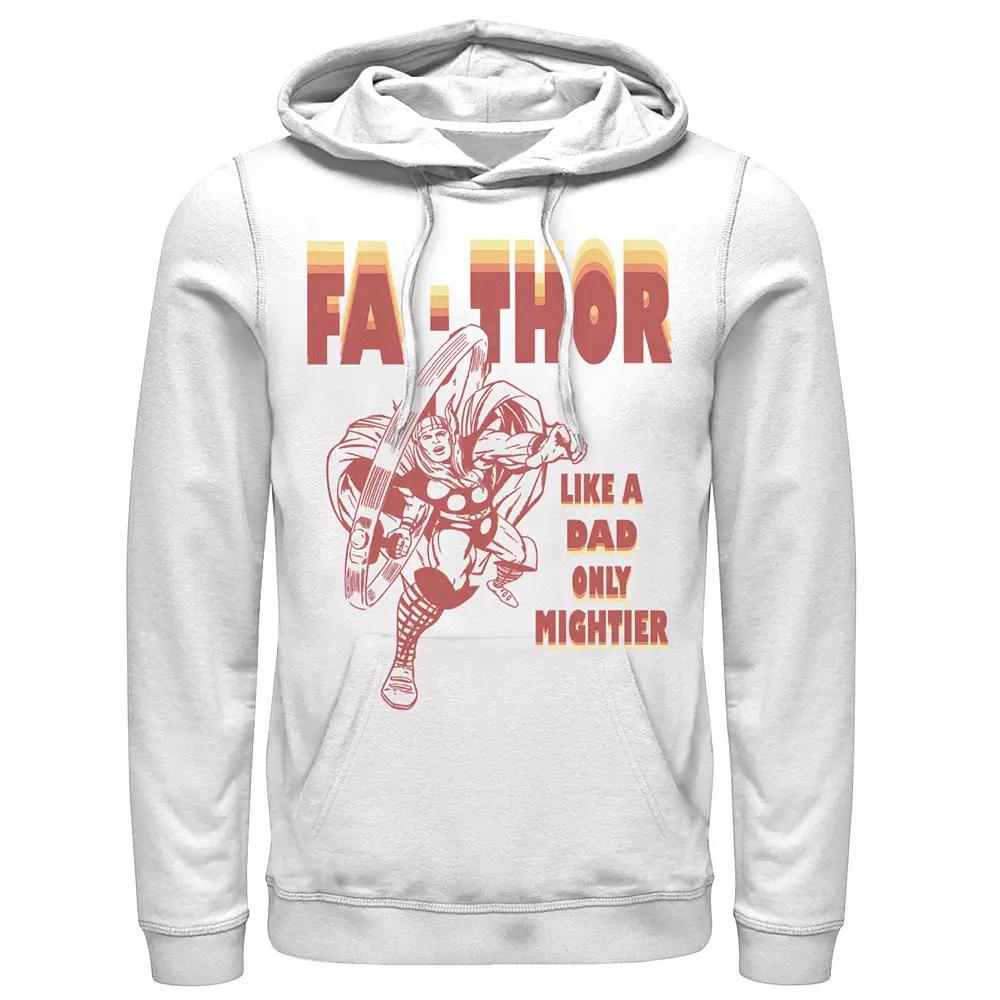 Men's Marvel Fa-Thor Like A Dad Only Mightier Retro Father's Day Hoodie,  Product Image