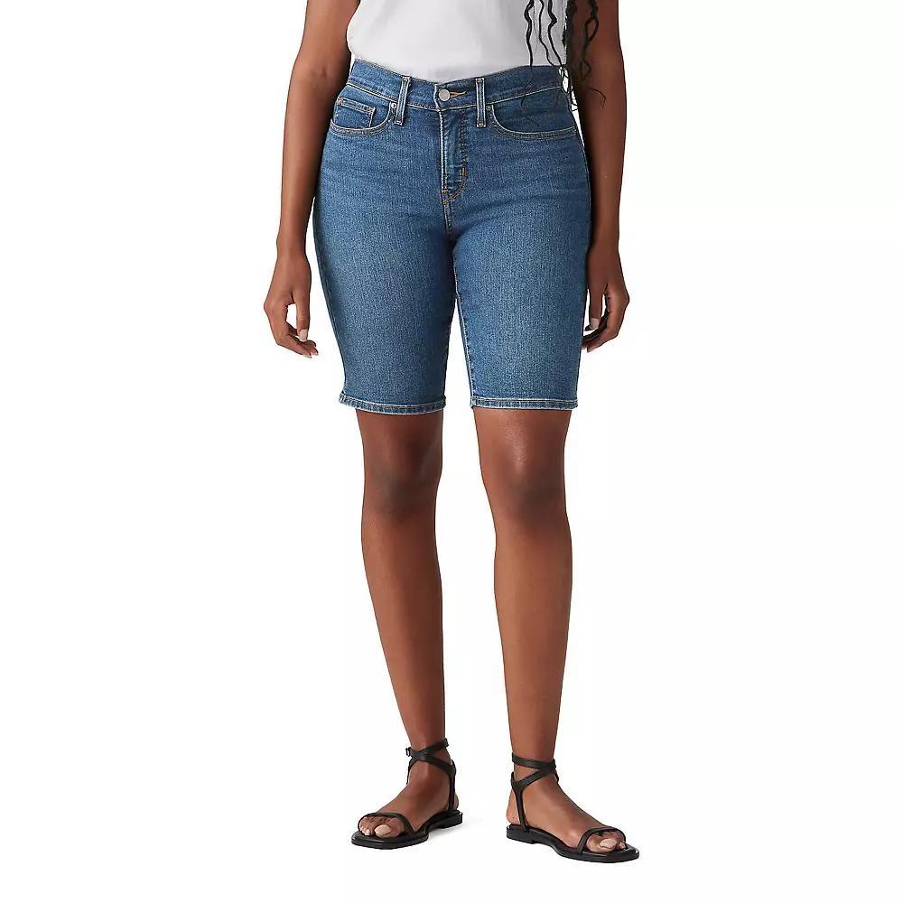 Women's Levi's® Shaping Bermuda Shorts, Size: 27(US 4)Medium, Clever Product Image