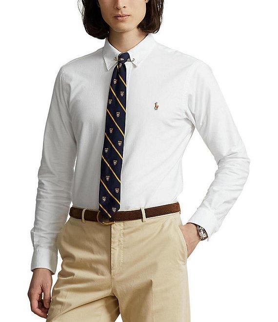 Polo Ralph Lauren Custom Fit Oxford Long Sleeve Woven Shirt Product Image