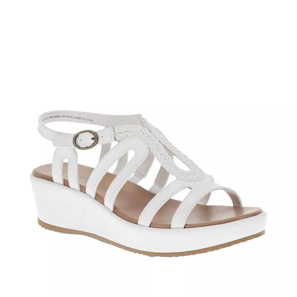 Baretraps Wilma Women's Wedge Sandals, Size: 8.5, White Product Image