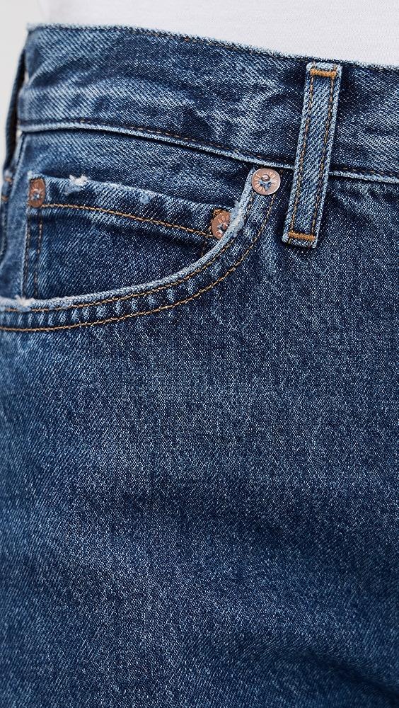 AGOLDE Dame High Rise Baggy Shorts | Shopbop Product Image