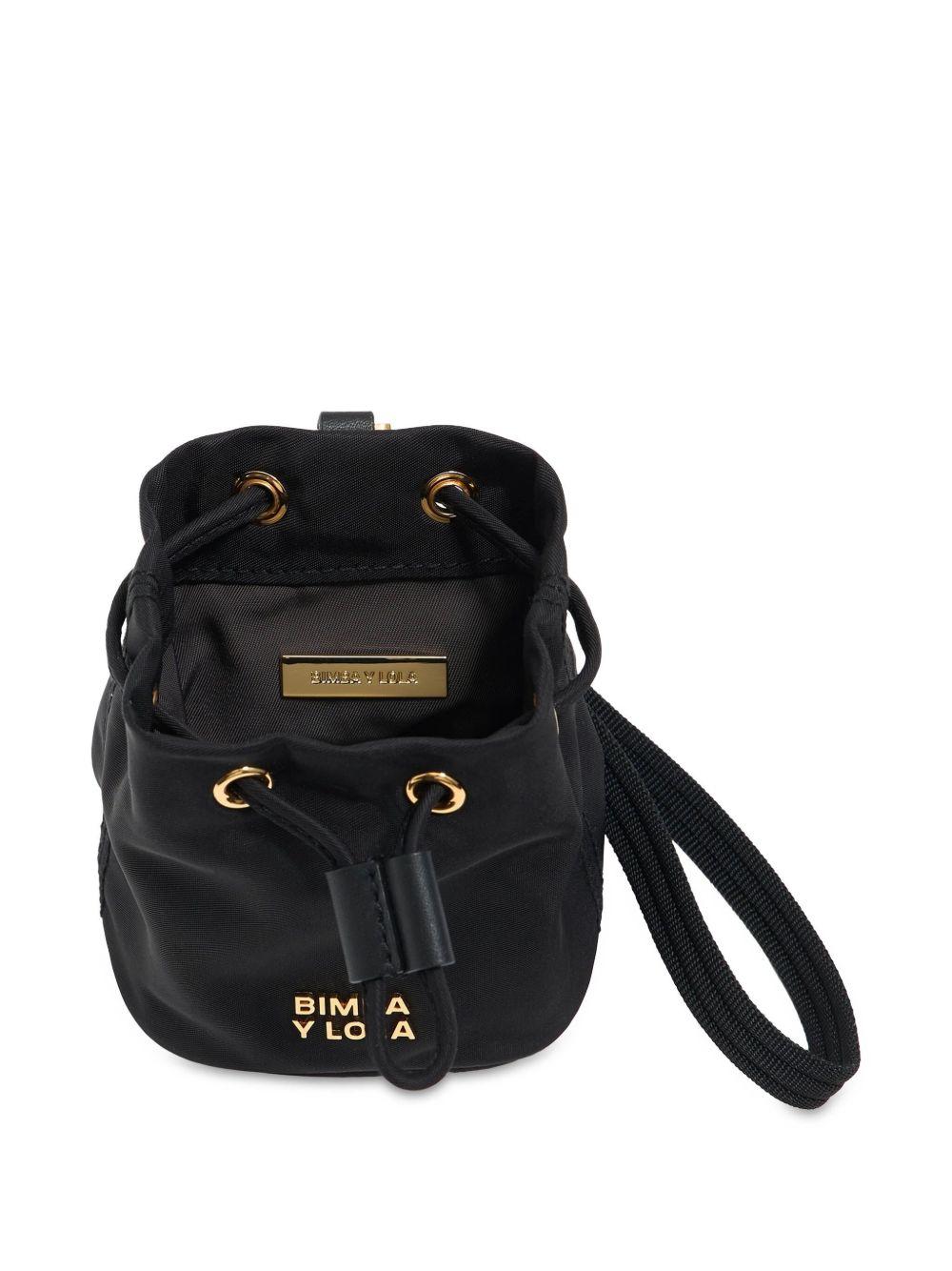 logo-lettering makeup bag  Product Image