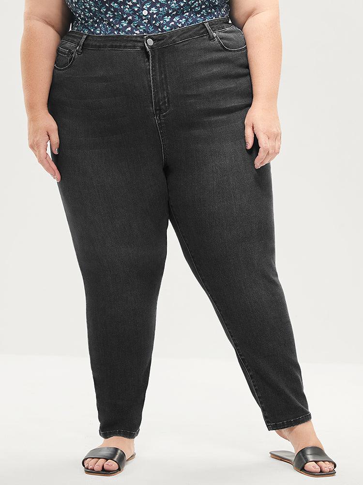 Skinny Extremely Stretchy High Rise Medium Wash Sculpt Waist Jeans Female Product Image