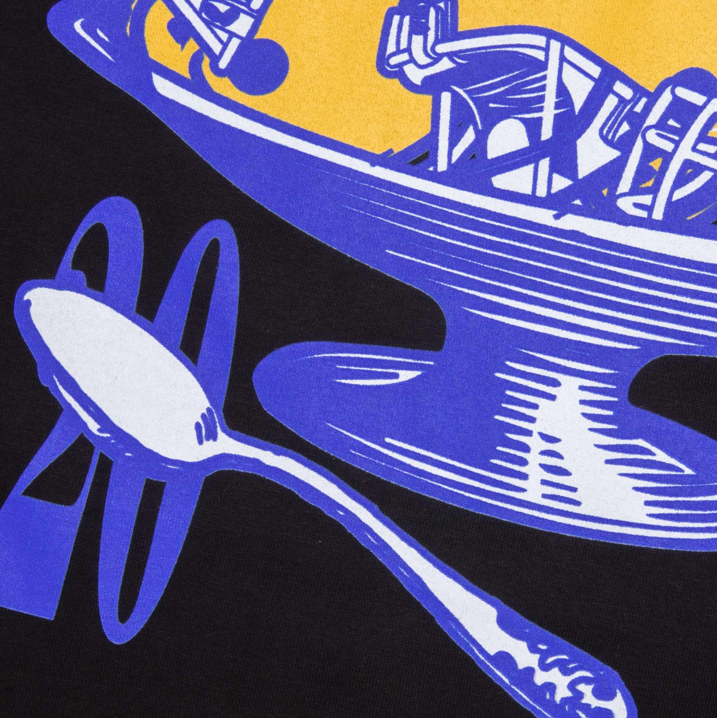 Feature x Icecream Super Bowl Short Sleeve Tee - Black Male Product Image