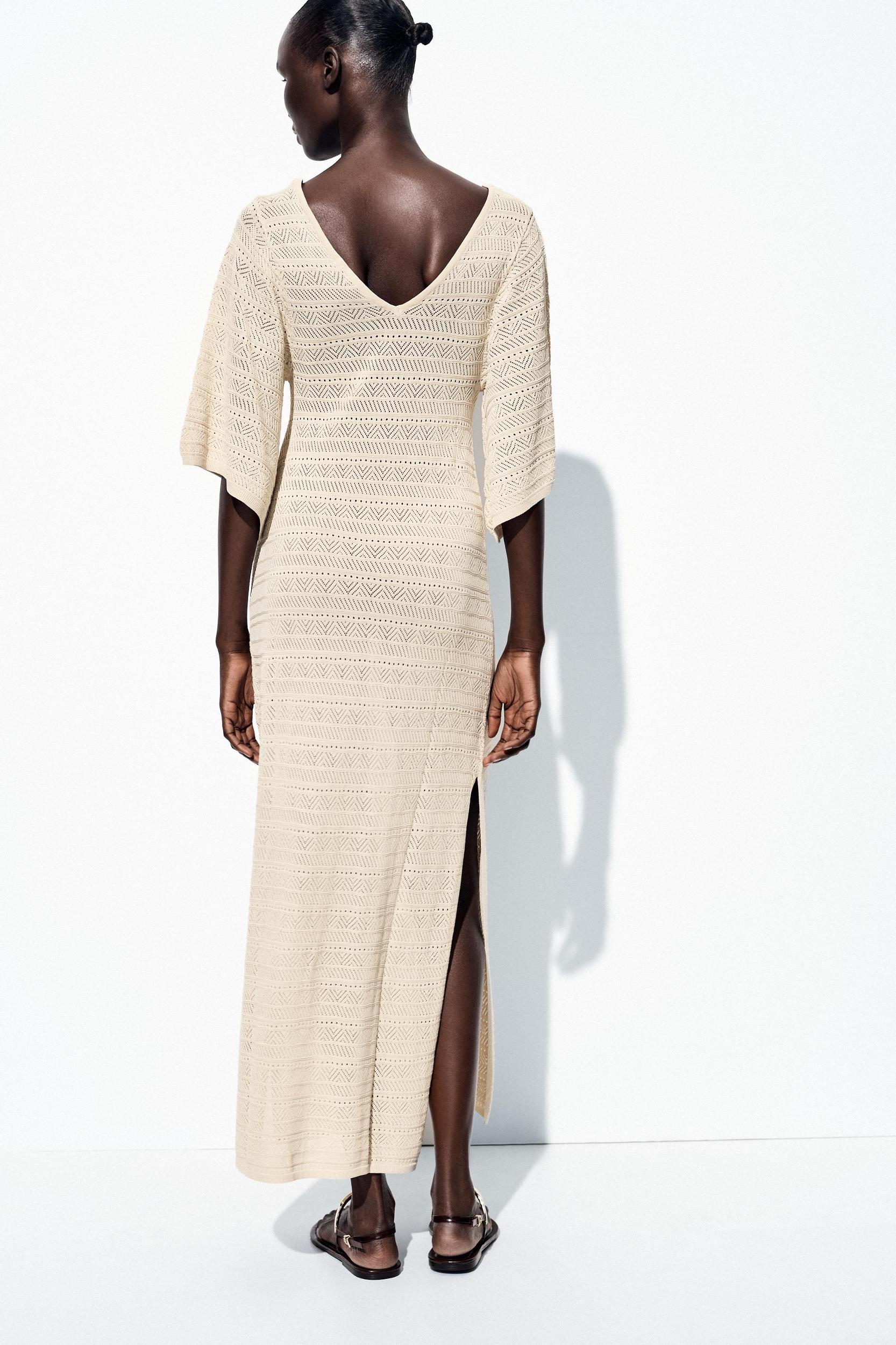 POINTELLE KNIT MAXI DRESS Product Image