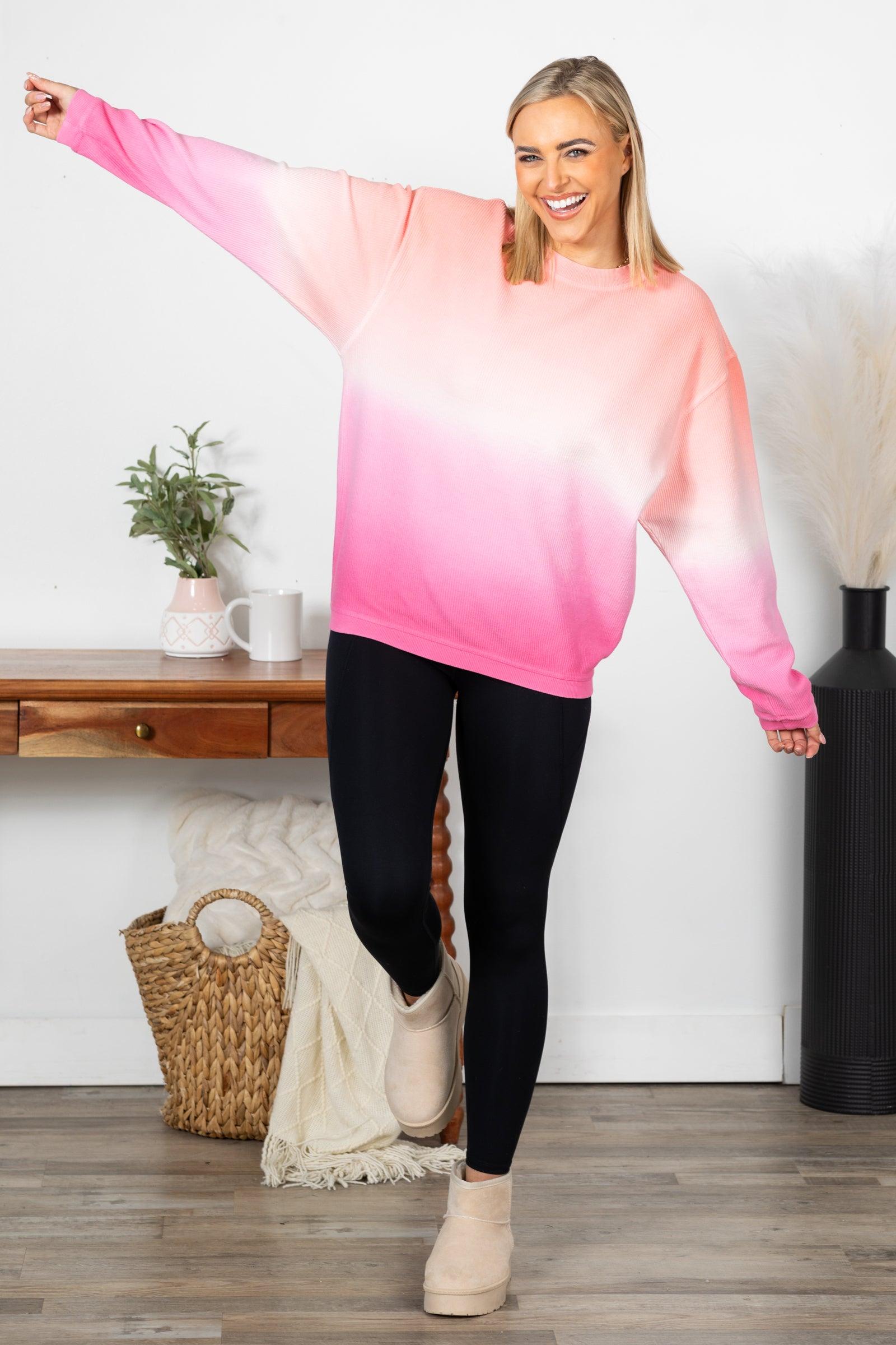 The Casual Comfort Corded Sweatshirt Product Image
