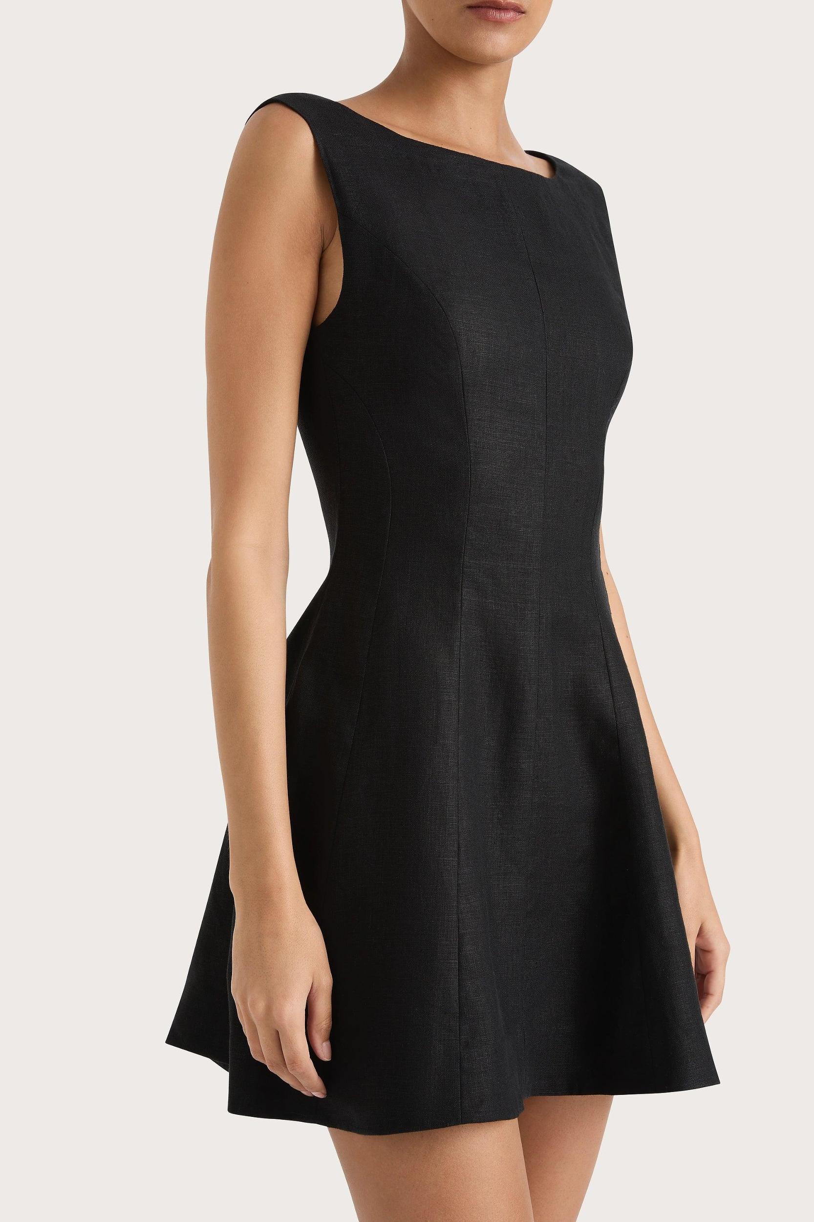 Cerise Mini Dress Black - Final Sale Product Image