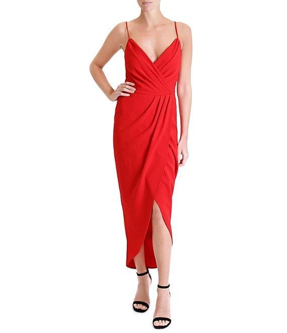 Julia Jordan Stretch Sweetheart Neck Spaghetti Strap Dress Product Image