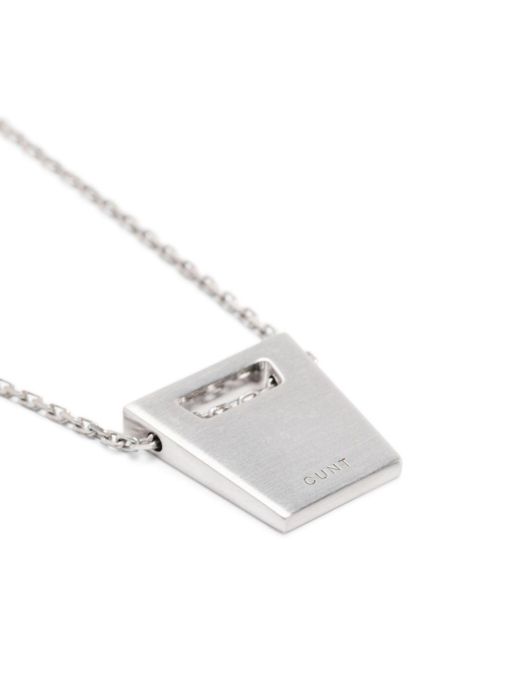 logo-engraved necklace Product Image