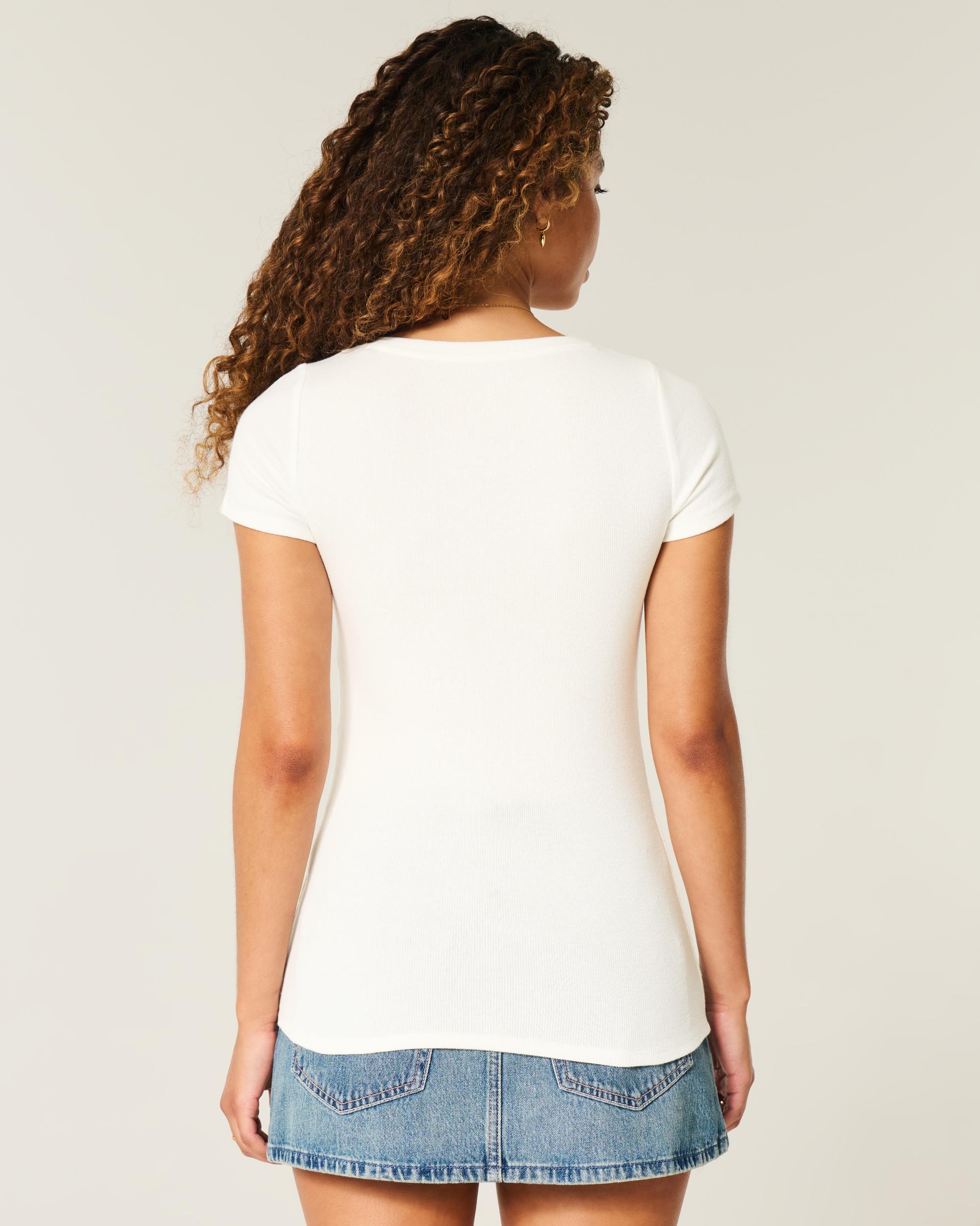 Short-Sleeve Henley Product Image