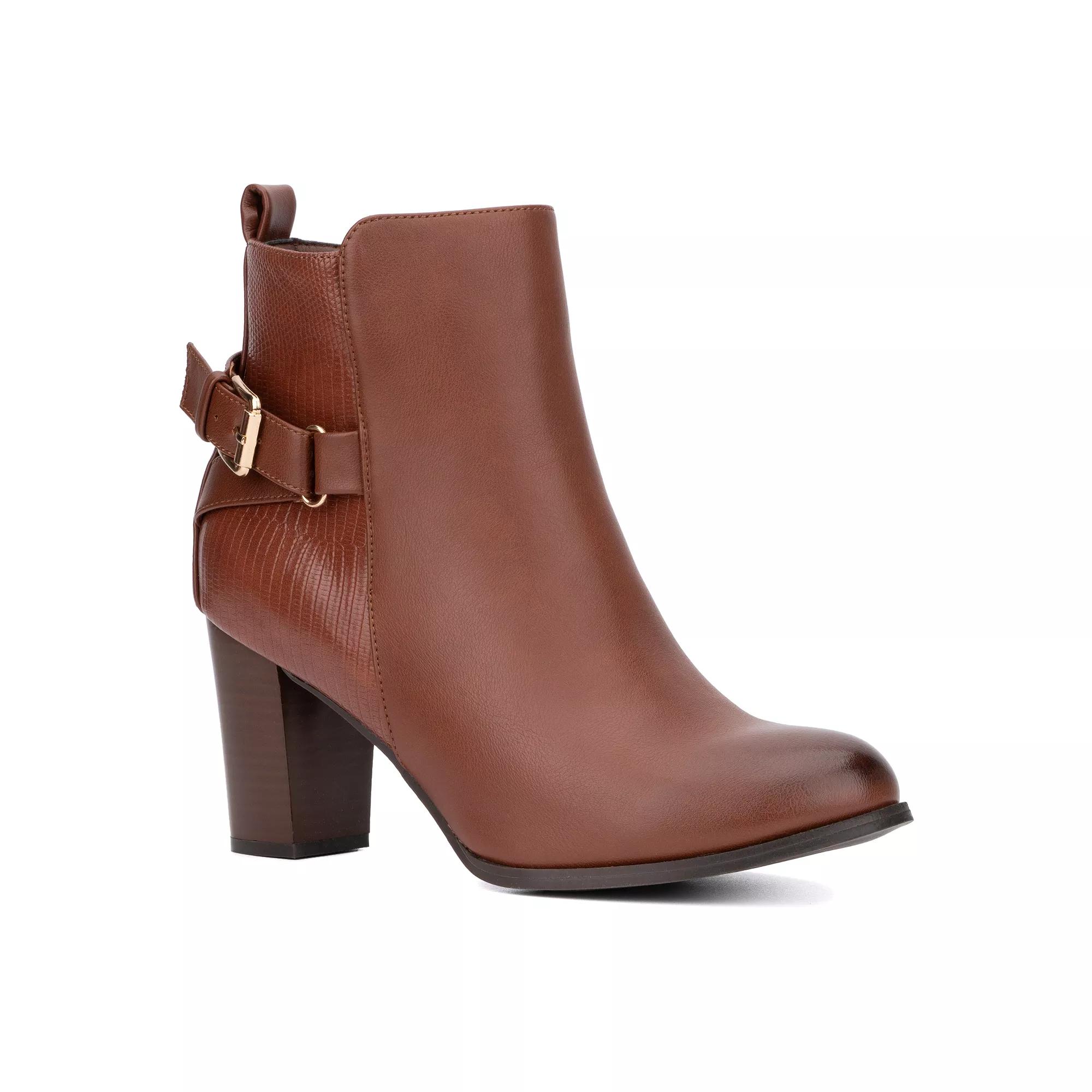 New York & Company Andra Womens Ankle Boots Red Product Image