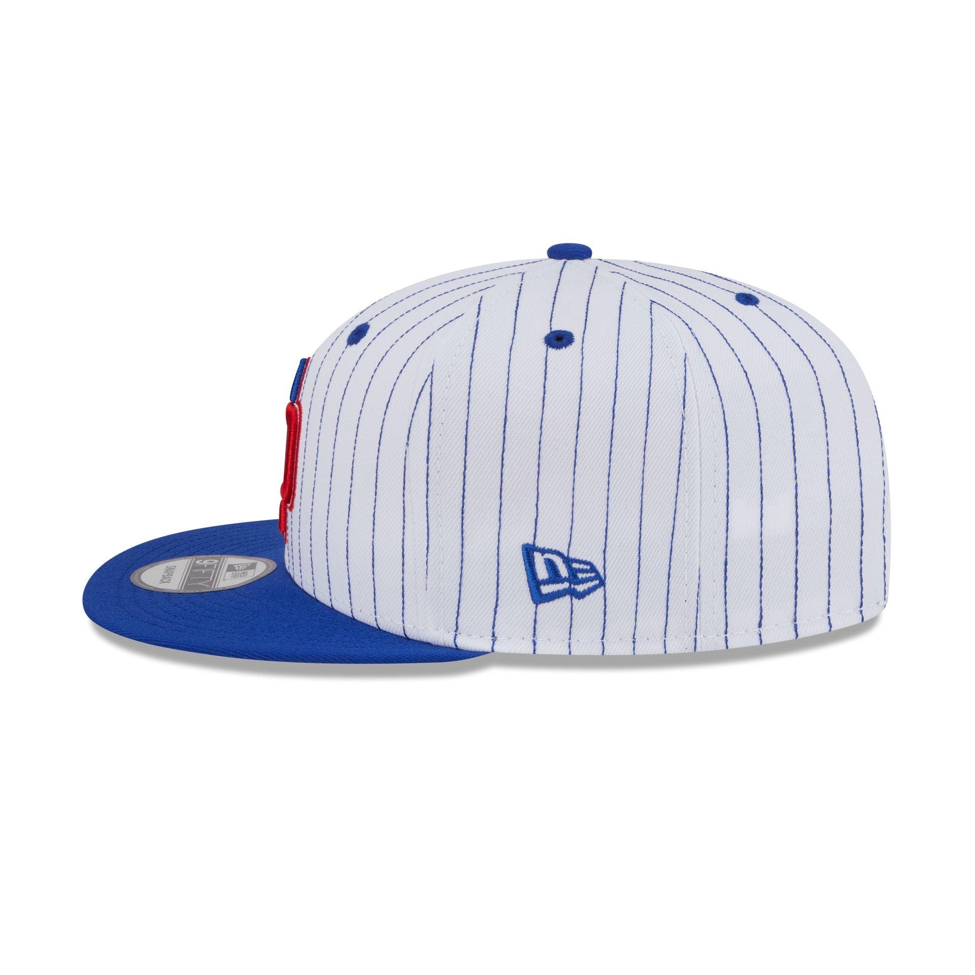 Detroit Pistons Deceptor Pinstripe 9FIFTY Snapback Hat Male Product Image