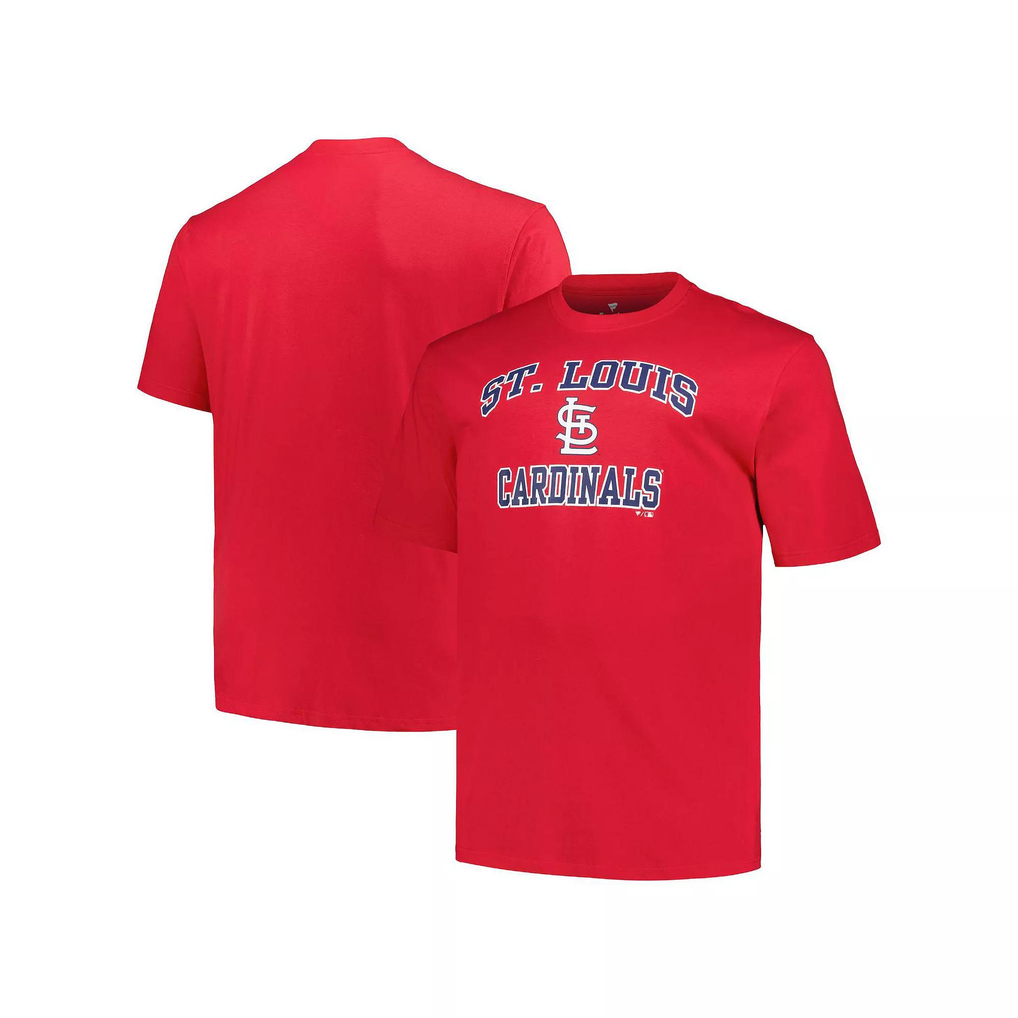 Men's Profile Red St. Louis Cardinals Big & Tall Heart & Soul T-Shirt, Size: XLT Product Image