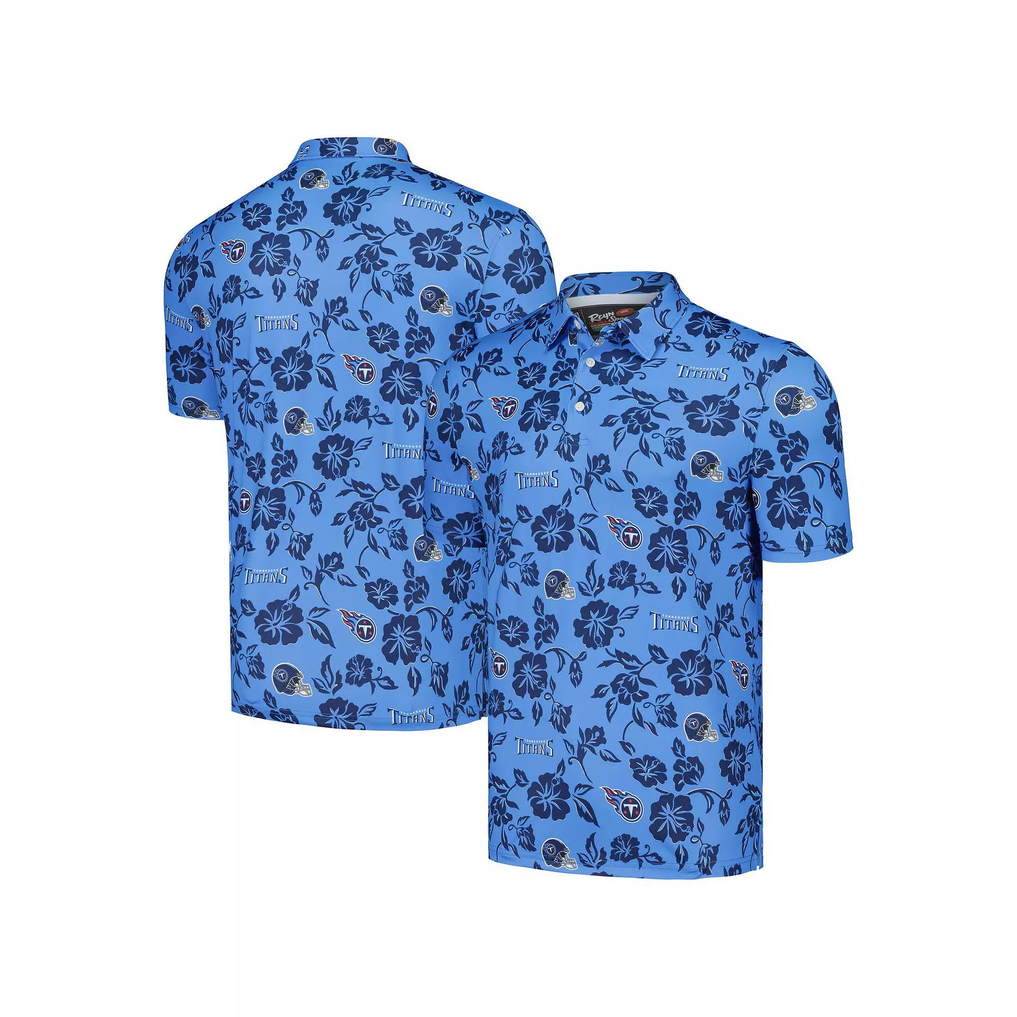 Men's Reyn Spooner Light Blue Tennessee Titans Pua Performance Polo,  Product Image