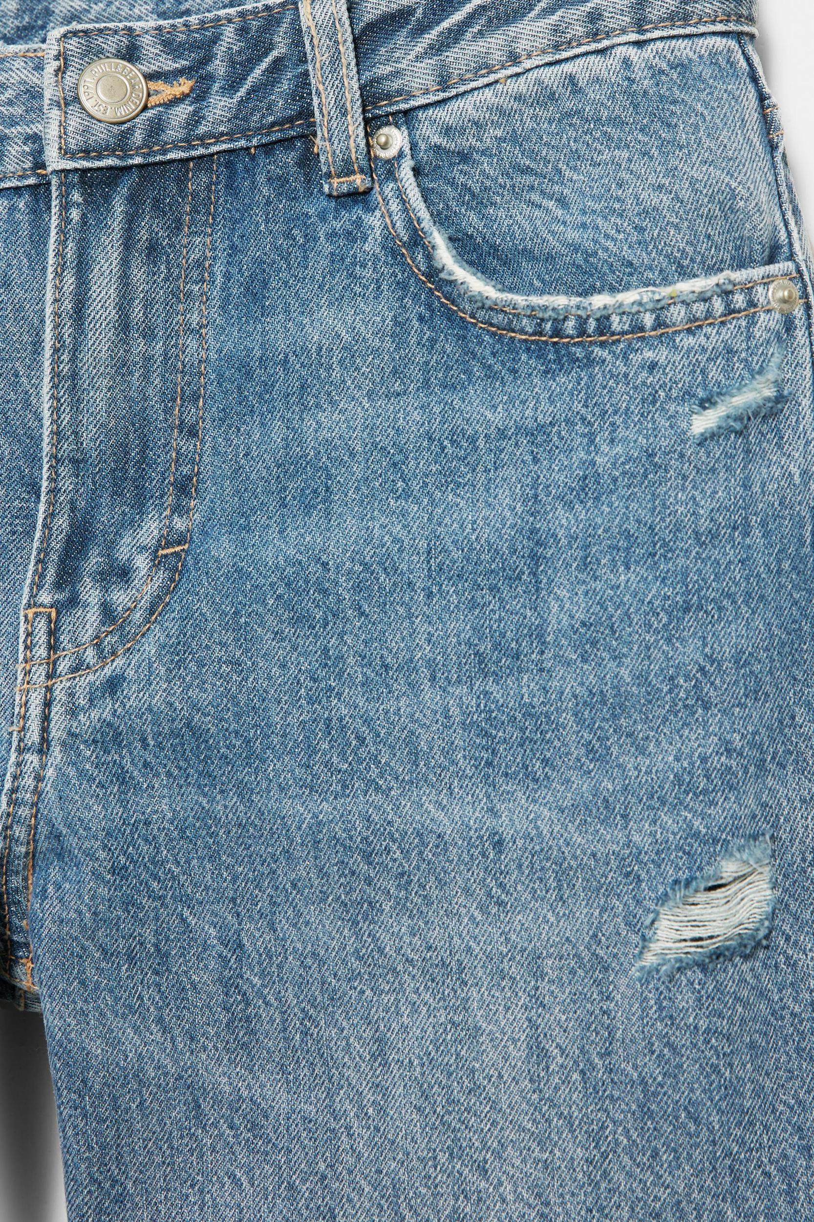 Mid-rise straight-leg jeans Product Image