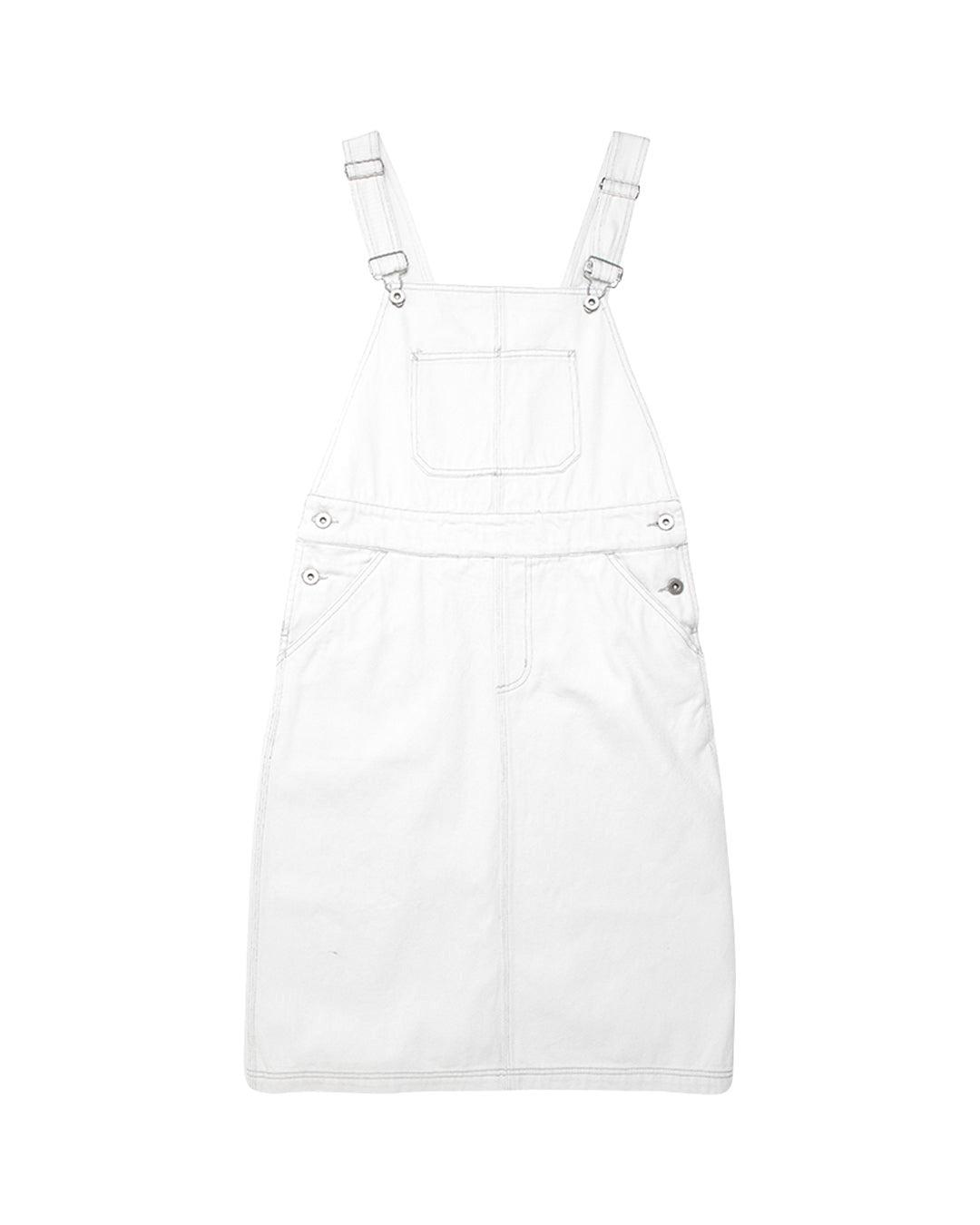 Overall Dress (Relaxed Fit) - Bleached White Product Image