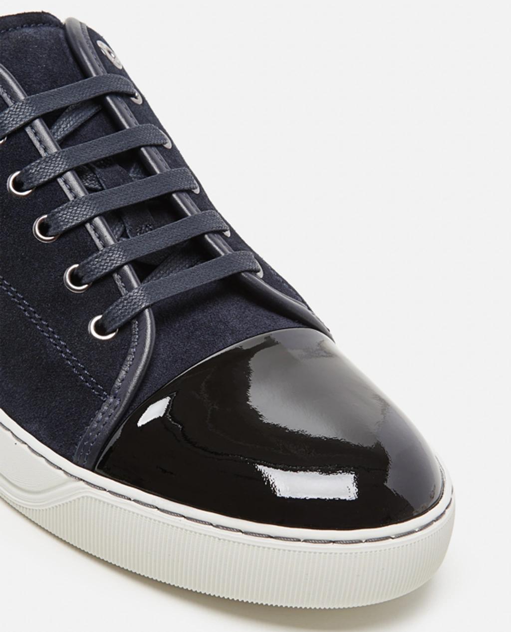 Black DBB1 Suede & Patent Leather Sneakers Product Image