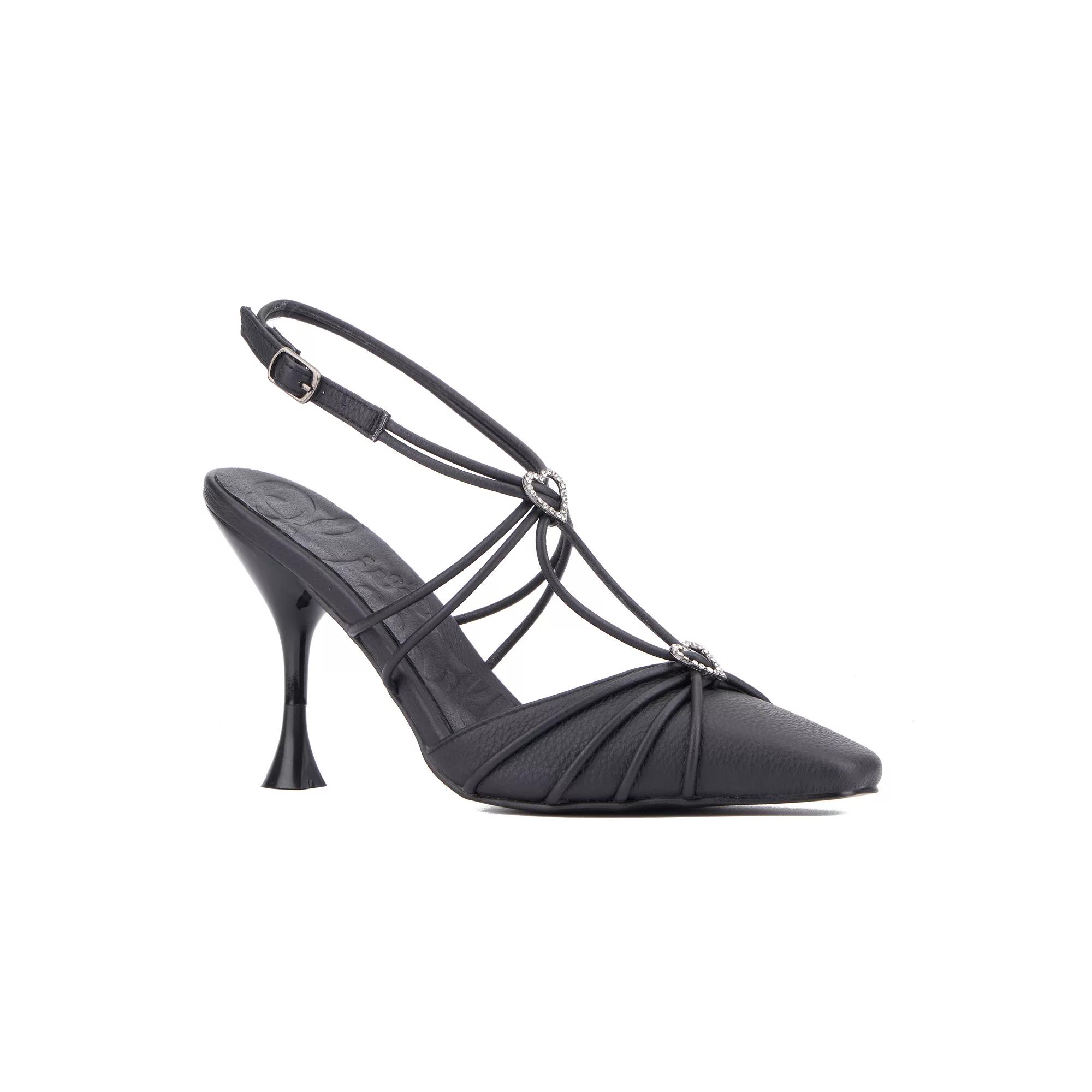 Olivia Miller Celestial Women's Strappy Pointed Stiletto Heels,  Product Image