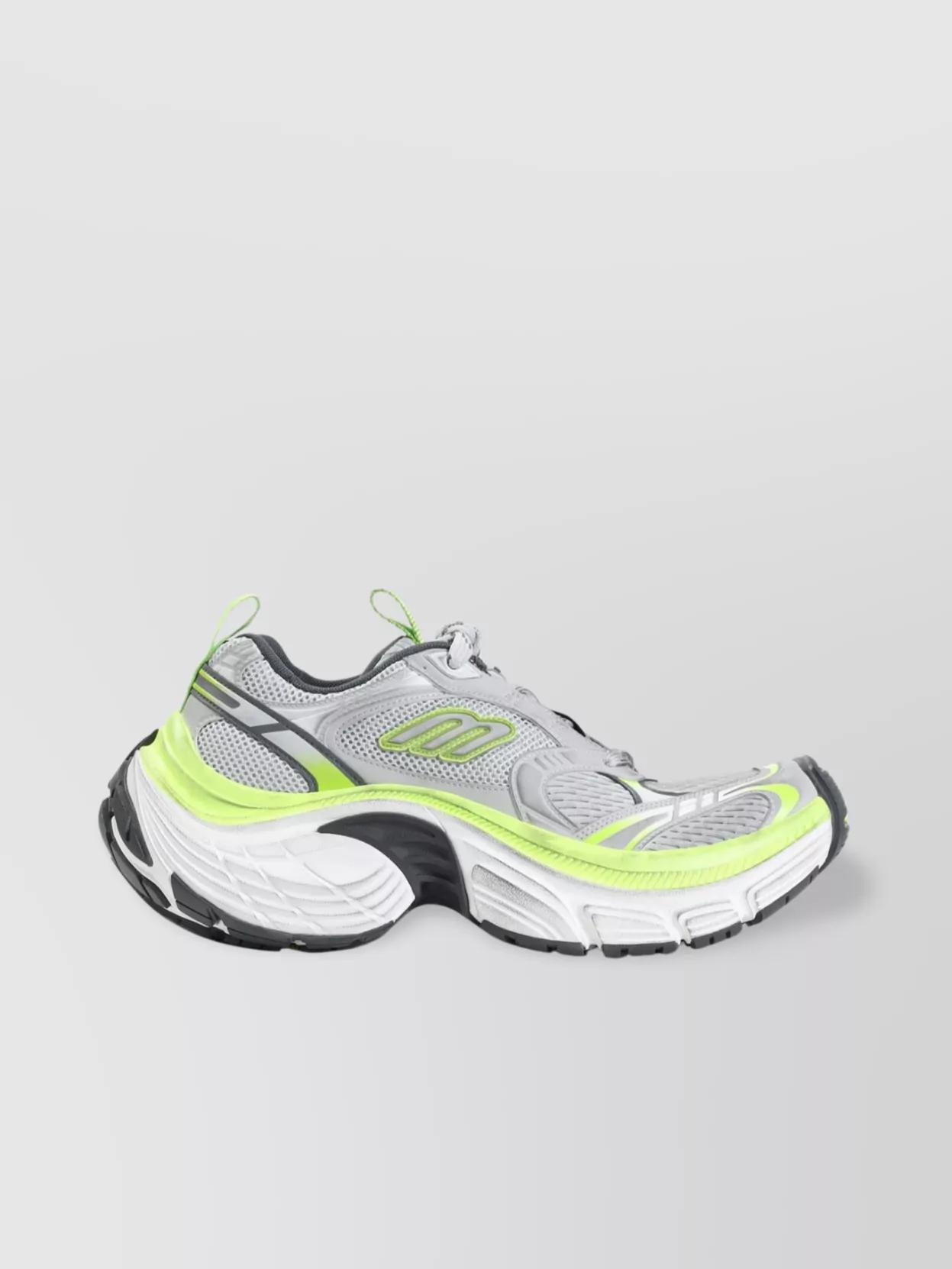 BALENCIAGA Multicolor Mesh And Rubber 6xl Sneakers In Multicolour Product Image