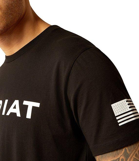 Ariat Shield Flag Short Sleeve Logo Graphic T-Shirt Product Image