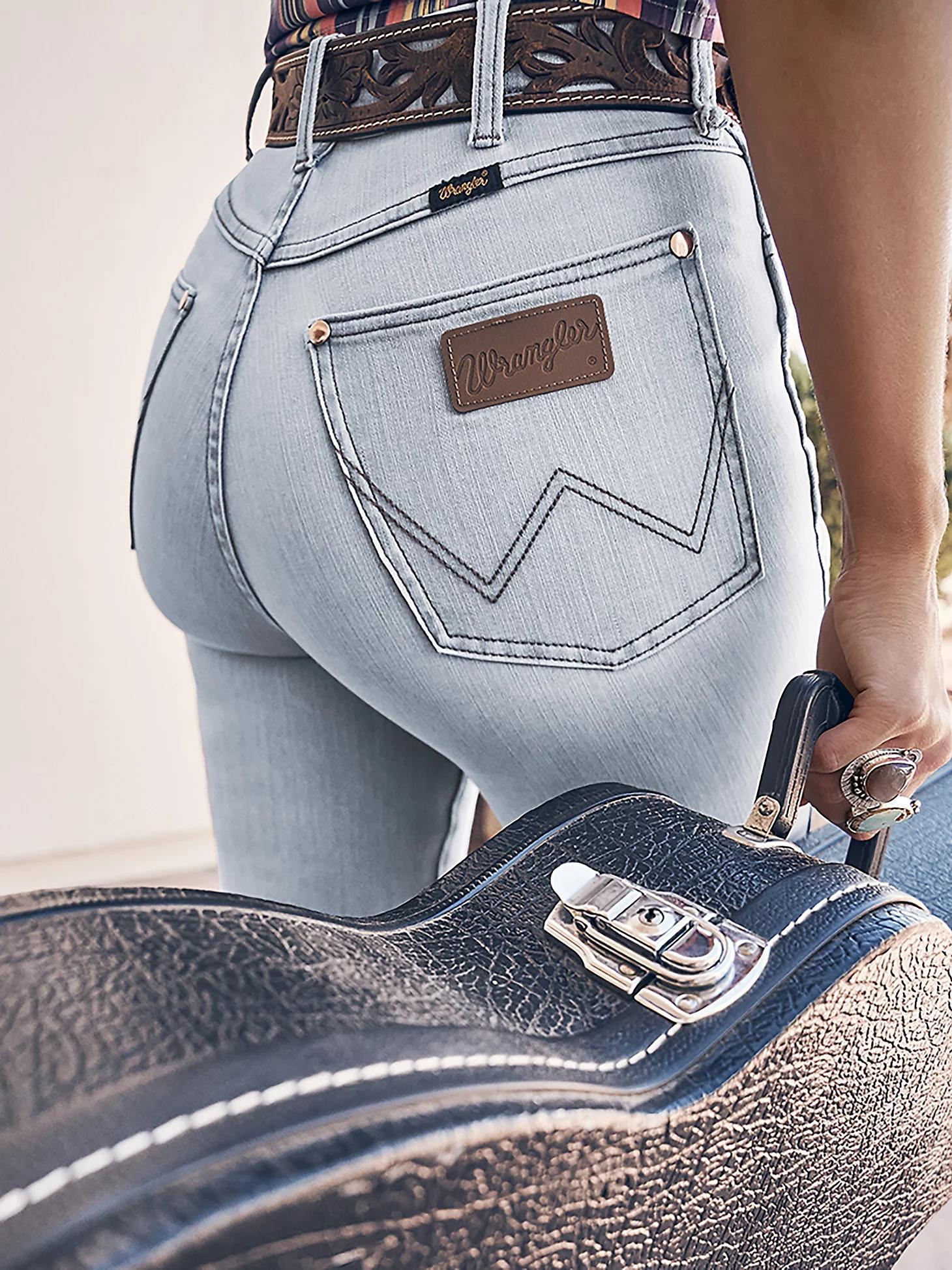 Wrangler x Lainey Wilson Raw Hem Boot Huggers | Women's JEANS | Wrangler® Product Image