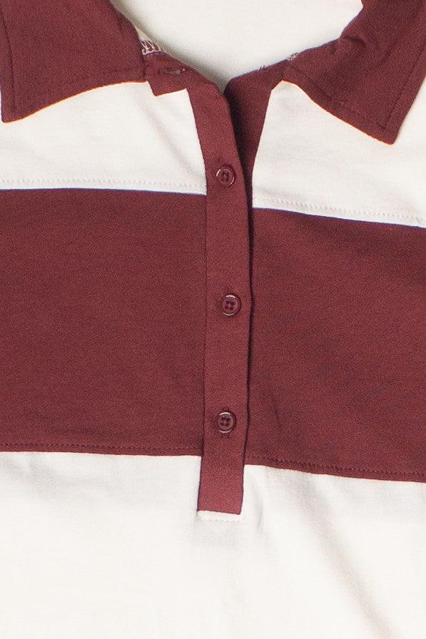 Long Sleeve Rugby Polo Tee Product Image