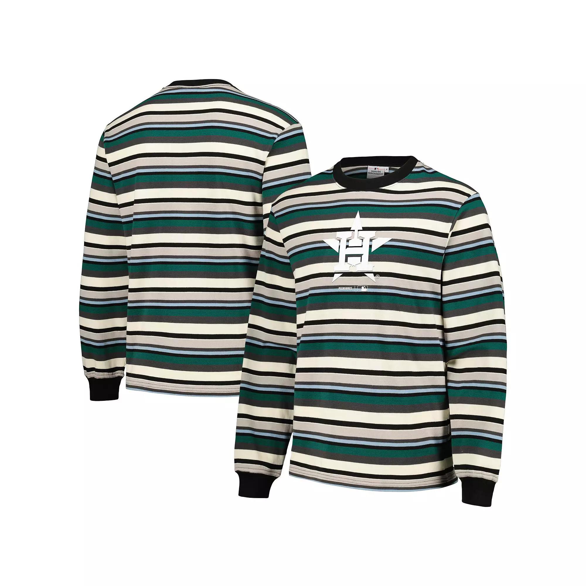 Mens PLEASURES Cream/Green Chicago White Sox Ballpark Long Sleeve T-Shirt Product Image