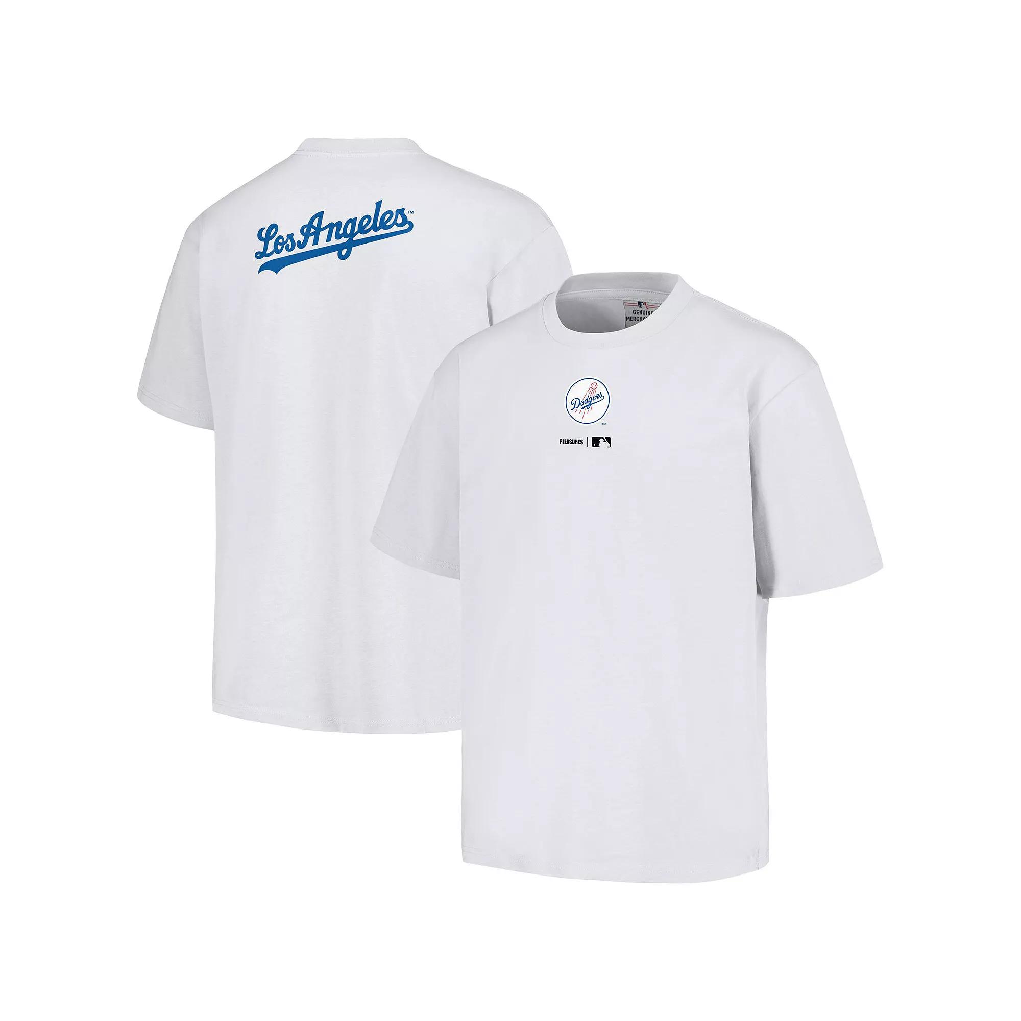 Men's PLEASURES  White Milwaukee Brewers Mascot T-Shirt, Size: Small Product Image